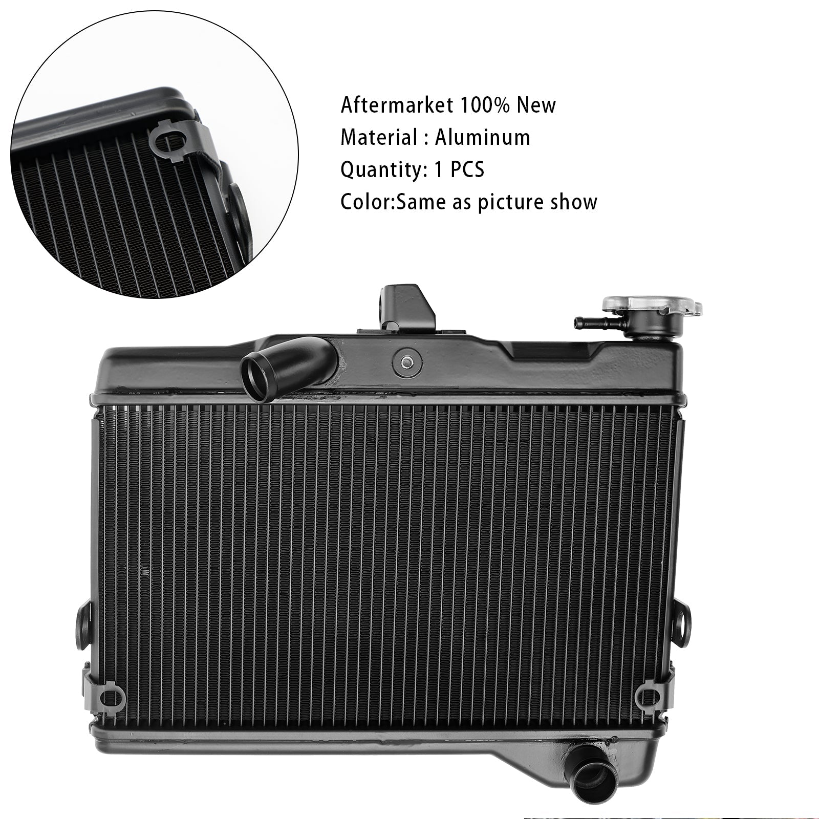 Enfriador de enfriamiento de radiador Yamaha Tenere 700 XTZ700 2019-2024