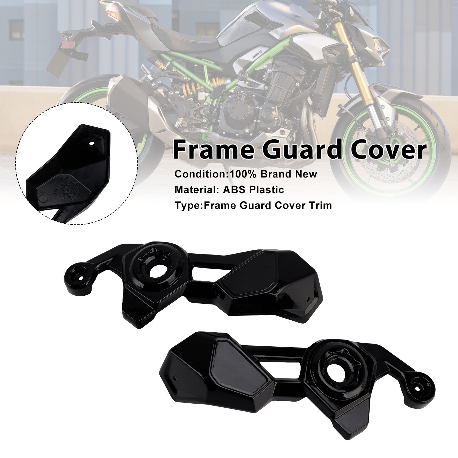 Carénage de protection latérale de cadre pour Kawasaki Z900 2025-2026