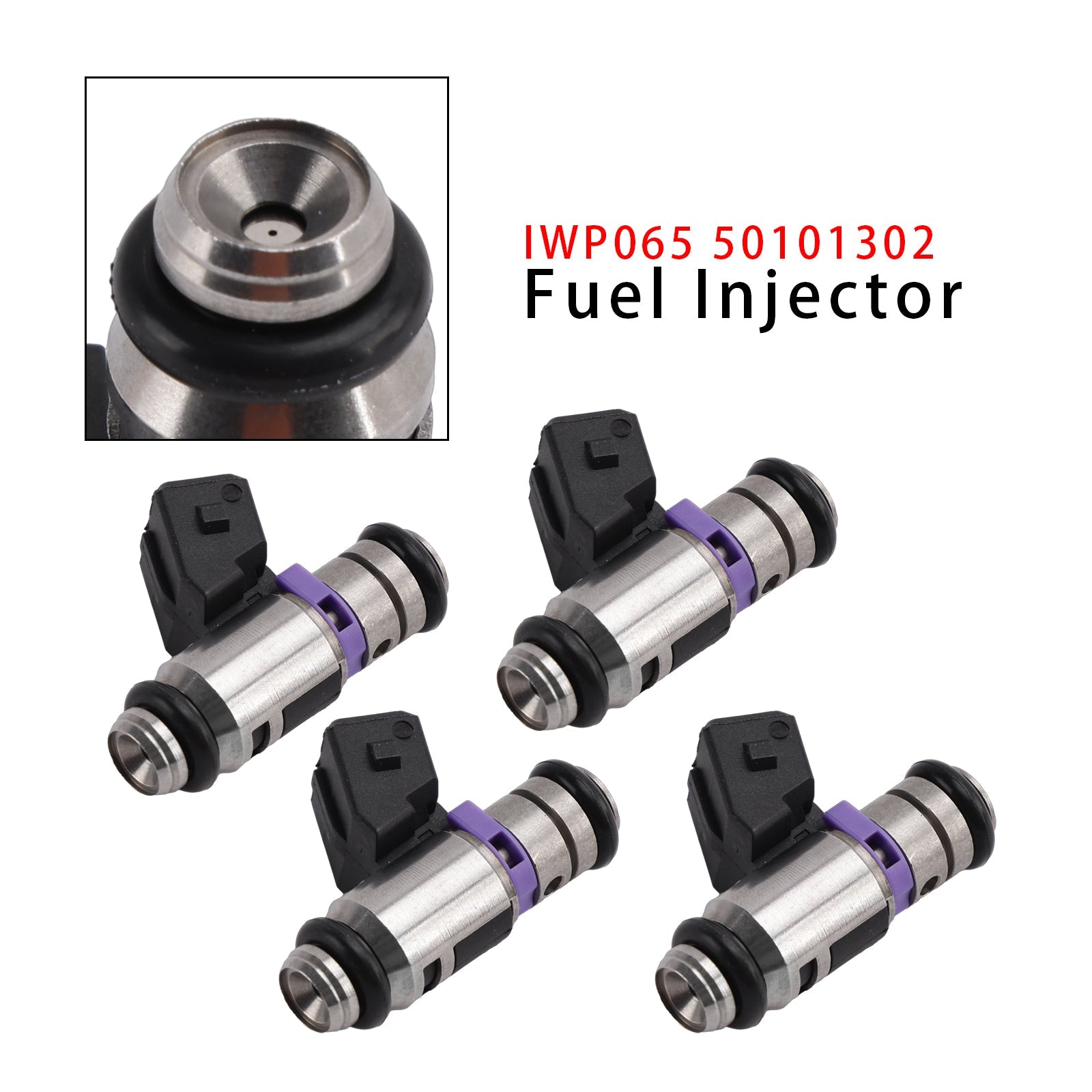 4 stuks Brandstofinjector voor Fiat Panda 1.1 Punto 1.2 Seicento Doblo IWP065 50101302