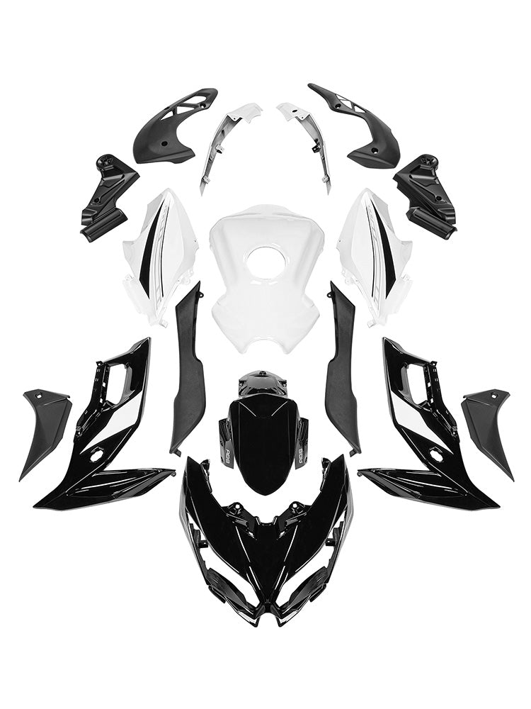 Carénage de carrosserie en plastique ABS d'injection adapté à Kawasaki VERSYS650 2015-2021 08#