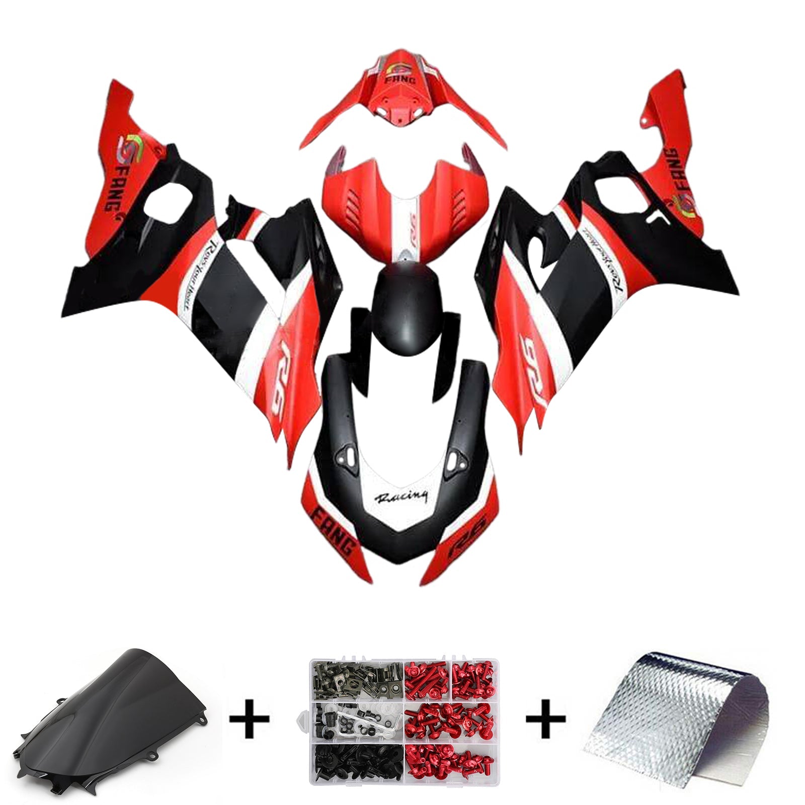 Kit carenado de inyección Yamaha YZF-R6 2017-2023 Carrocería de plástico ABS