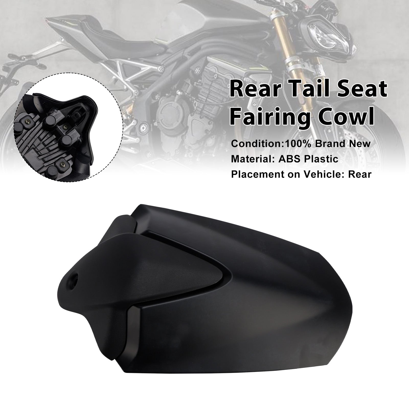 Carénage arrière de selle pour Speed Triple 1200 RS (2021-2024)