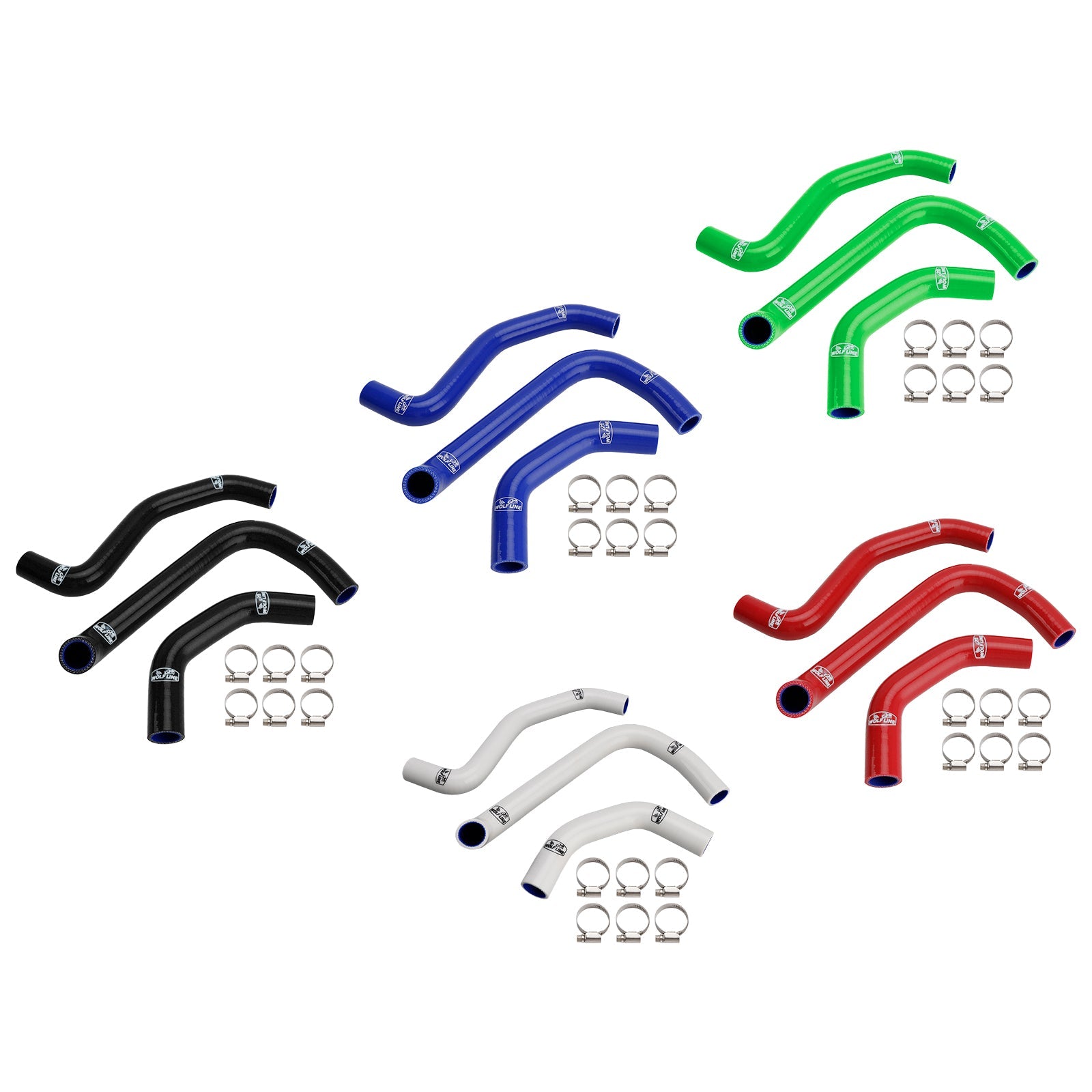 Durite de refroidissement en silicone pour radiateur Kawasaki ZX10R ZX-10RR (2021-2025)