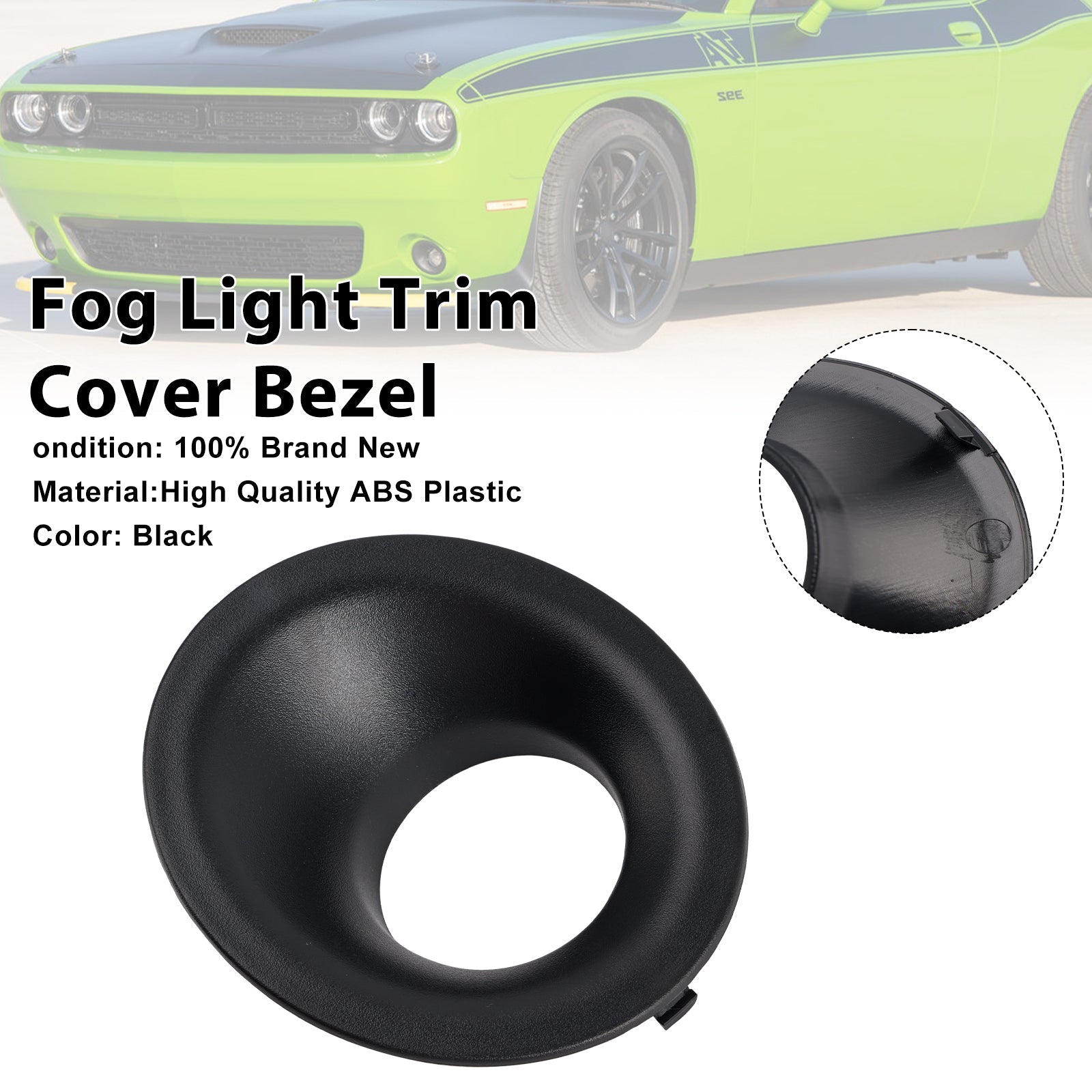 Garniture de feu antibrouillard avant droit pour Dodge Challenger 2015-2021 68259662AA