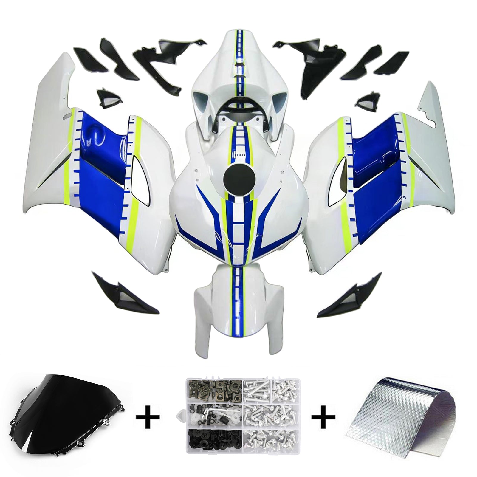 Kit de carénage par injection, carrosserie en plastique ABS pour Honda CBR1000RR 2004-2005
