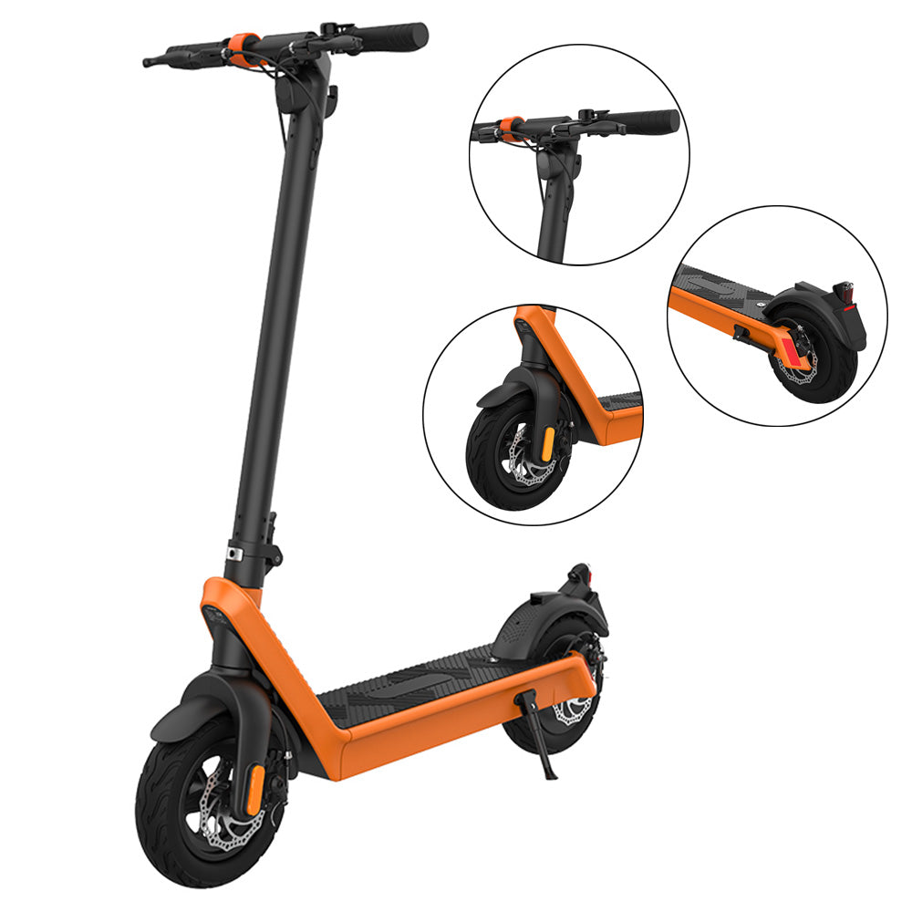 10" gamme électrique se pliante 40km/h du scooter 500W 70KM pour le trajet en ville adulte