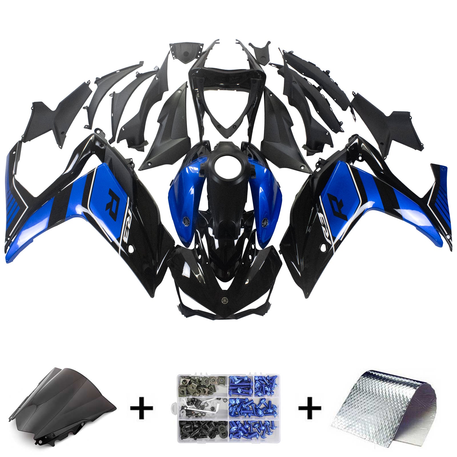 Injection Fairing Kit Bodywork ABS For Yamaha YZF-R3 2014-2018 R25 2015-2017