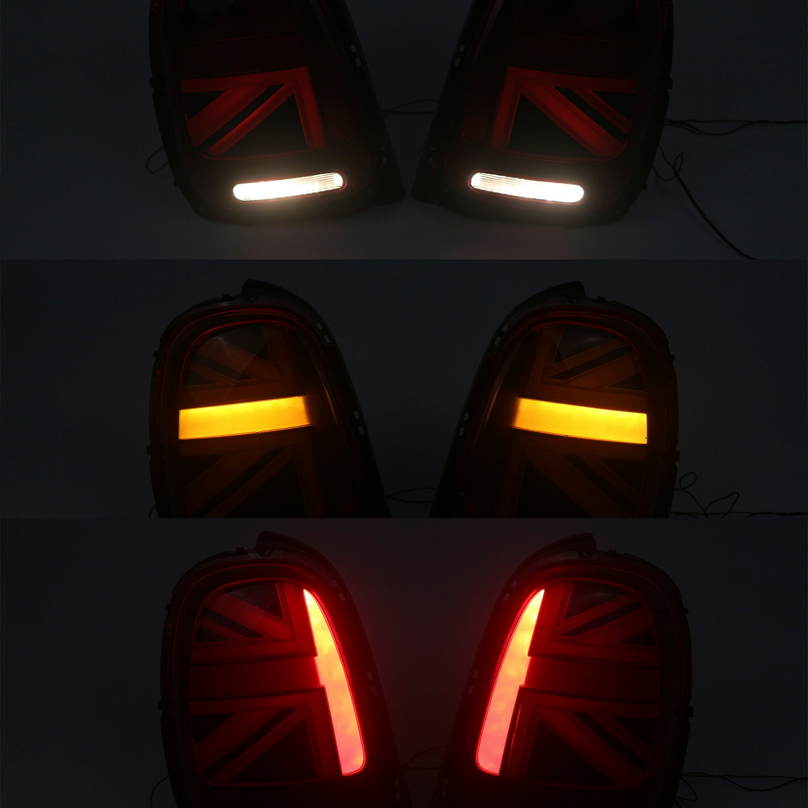 Luce posteriore a LED L&R per Mini Cooper F55 F56 F57 2014-2023 Red