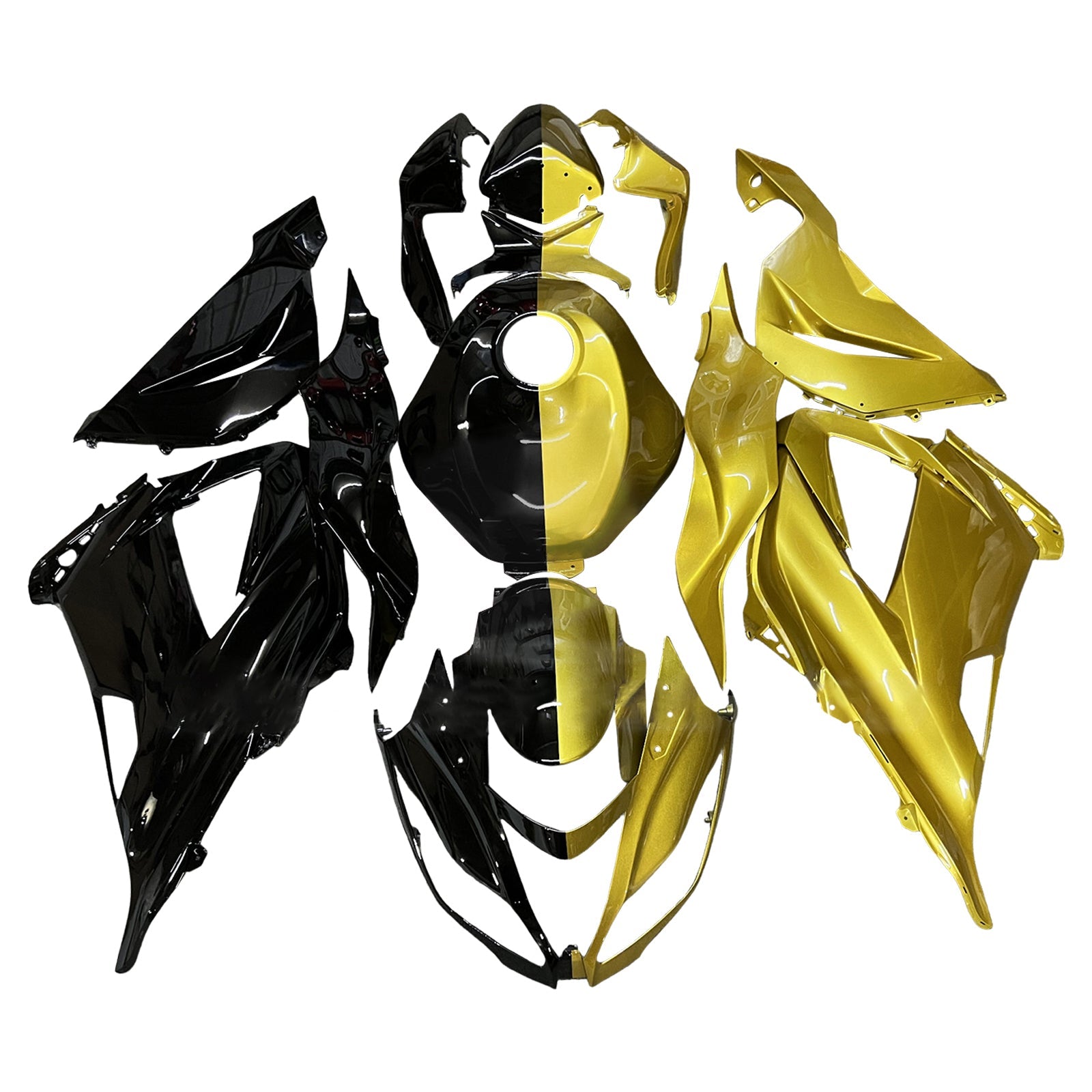 Kit de carénage par injection, carrosserie en plastique ABS pour Kawasaki ZX6R 636 2013-2018