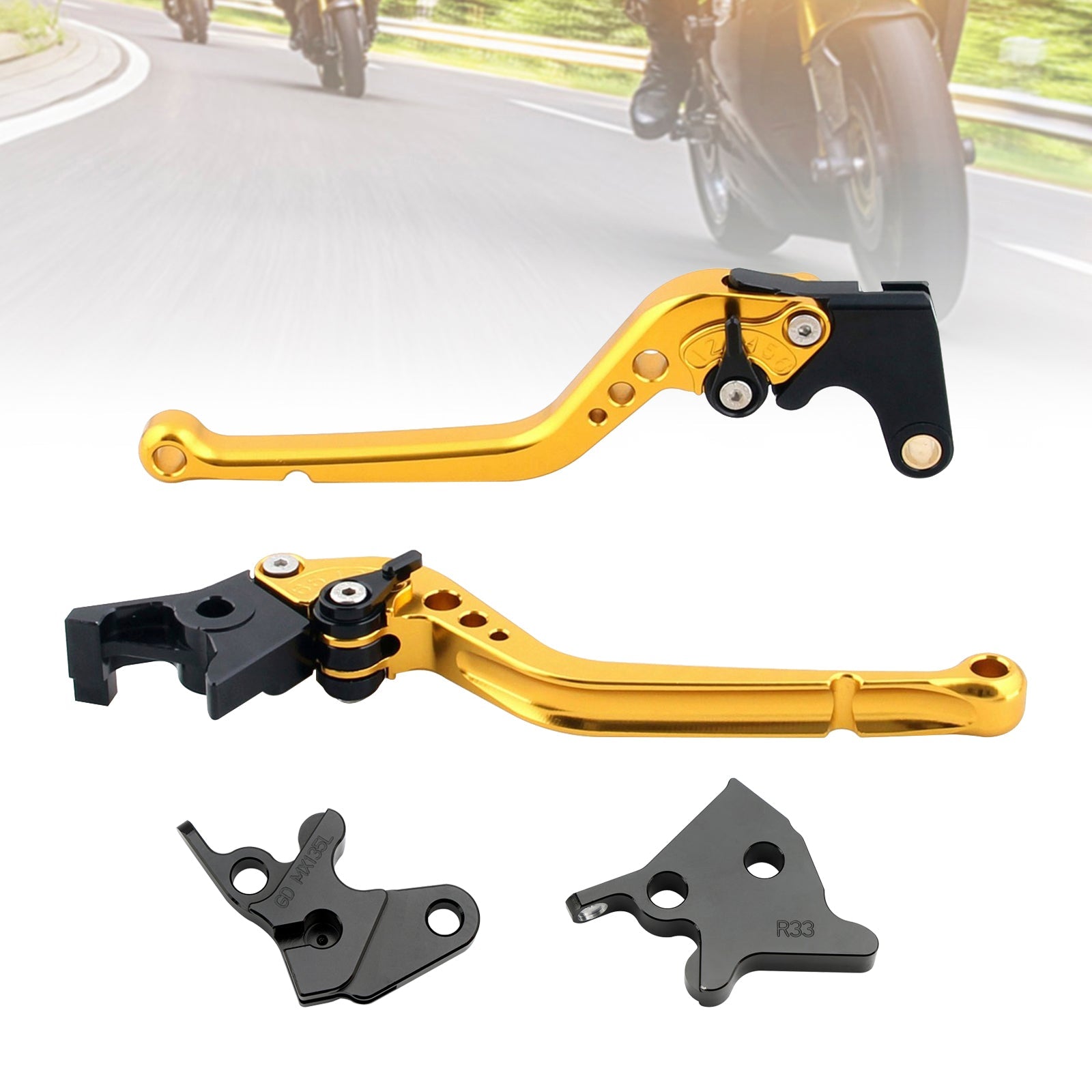 Dolga ročica zavore in sklopke za Yamaha YBR125 2005–2014