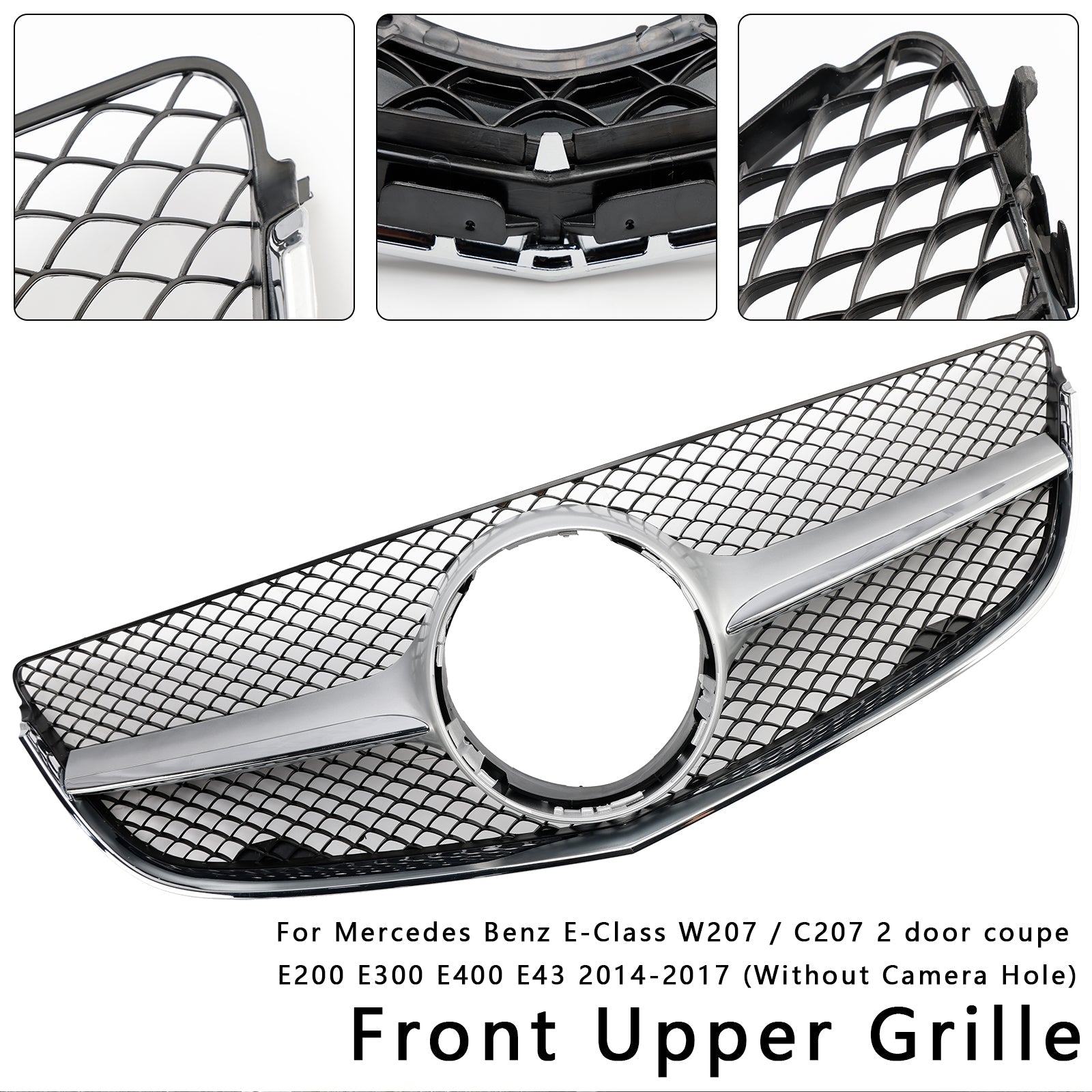 Grille de pare-chocs avant Mercedes Benz CLASSE E W207 Coupé 2014-2017