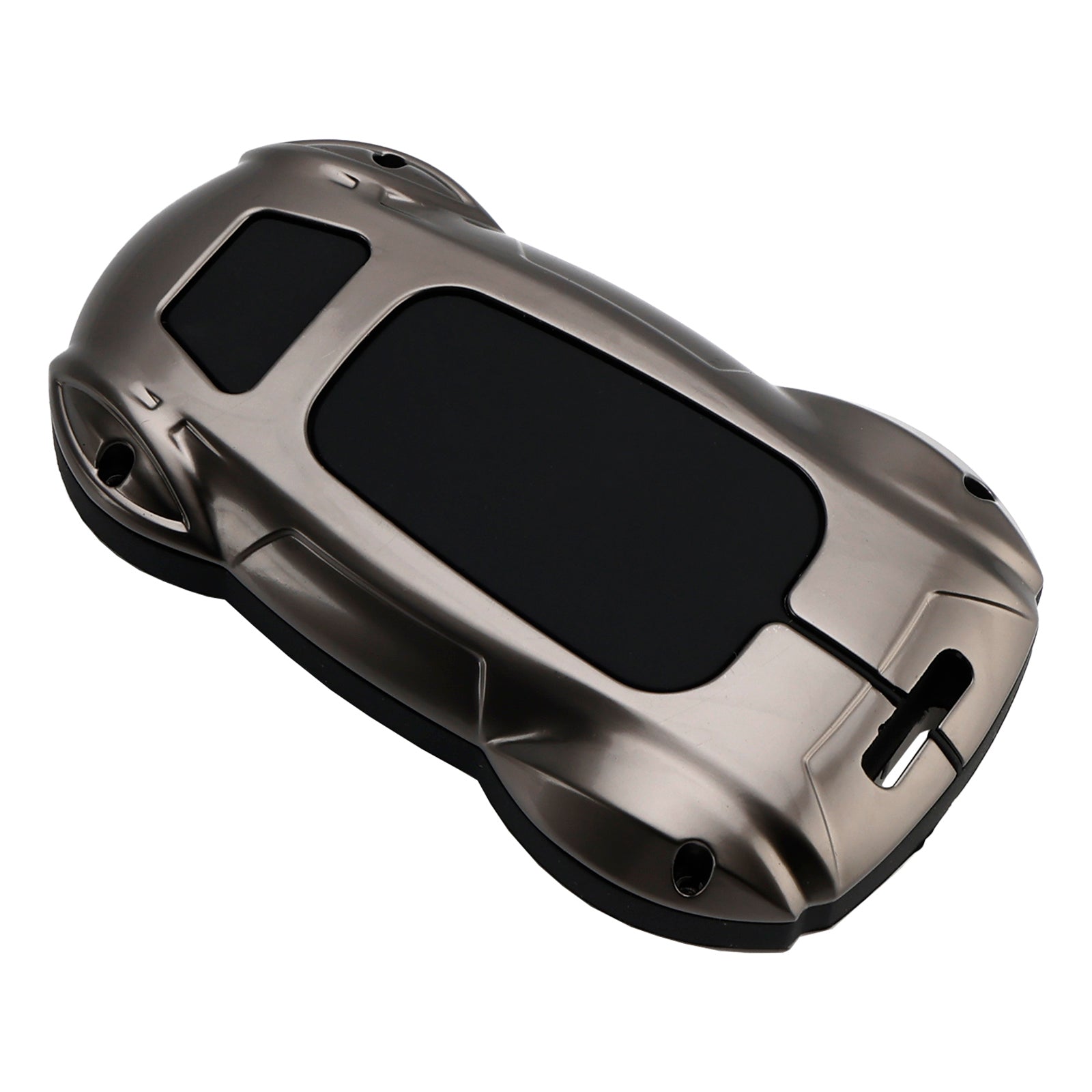 Harmaa nahkainen sinkkiseos auton avainkotelon suojus malleihin Lexus ES260h/RX350h/LS500h