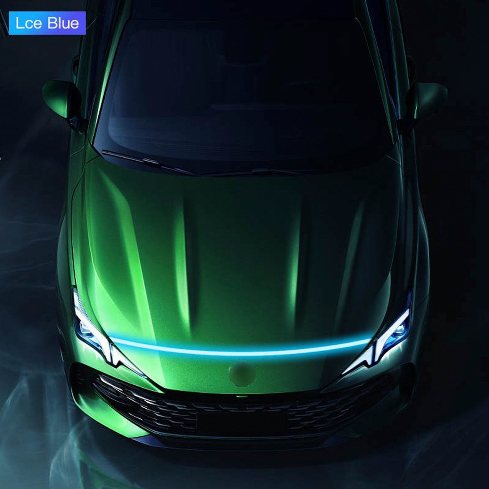 Franja diurna LED para la campana del automóvil, escaneo dinámico flexible, inicio -Up