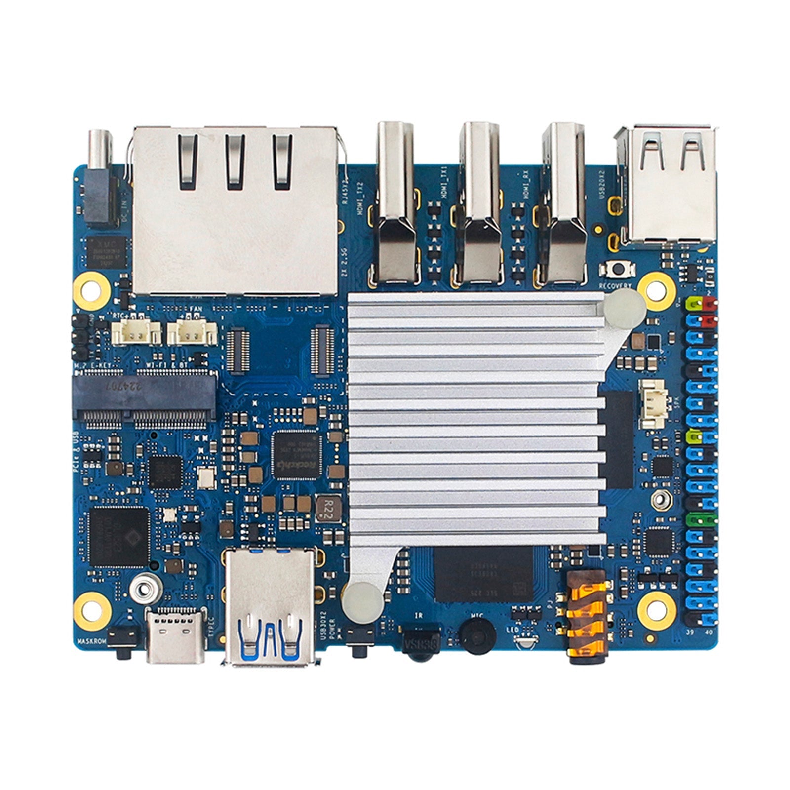 Dissipateur thermique Orange Pi 5Plus Pi5 Résistance aux hautes températures Refroidissement du dissipateur thermique du processeur