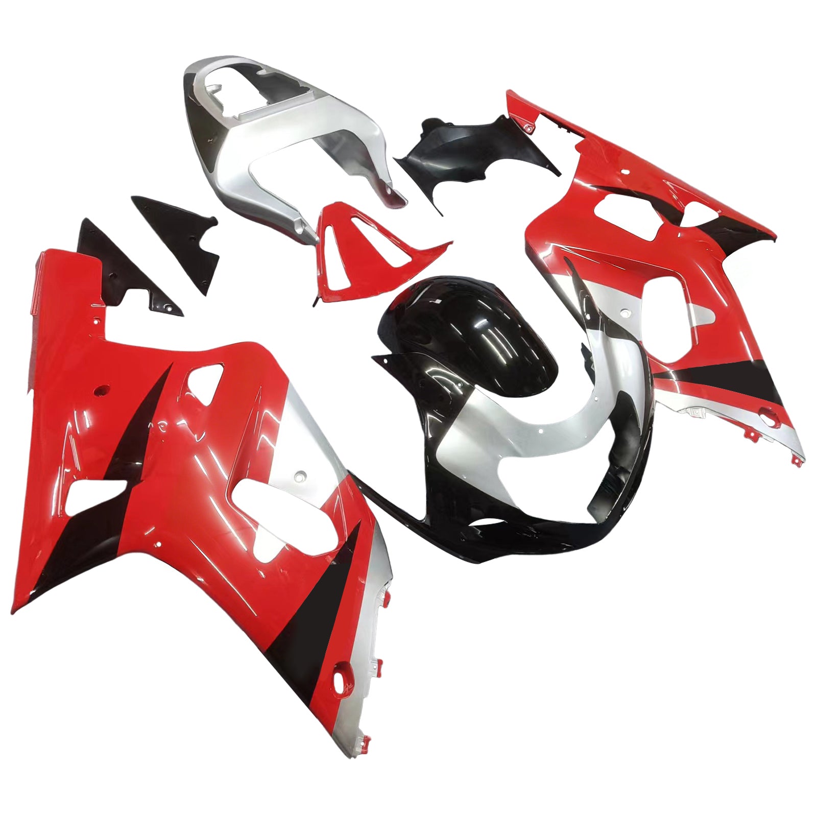 Kit de carénage par injection, carrosserie en plastique ABS, compatible avec Suzuki GSXR600 2001-2003
