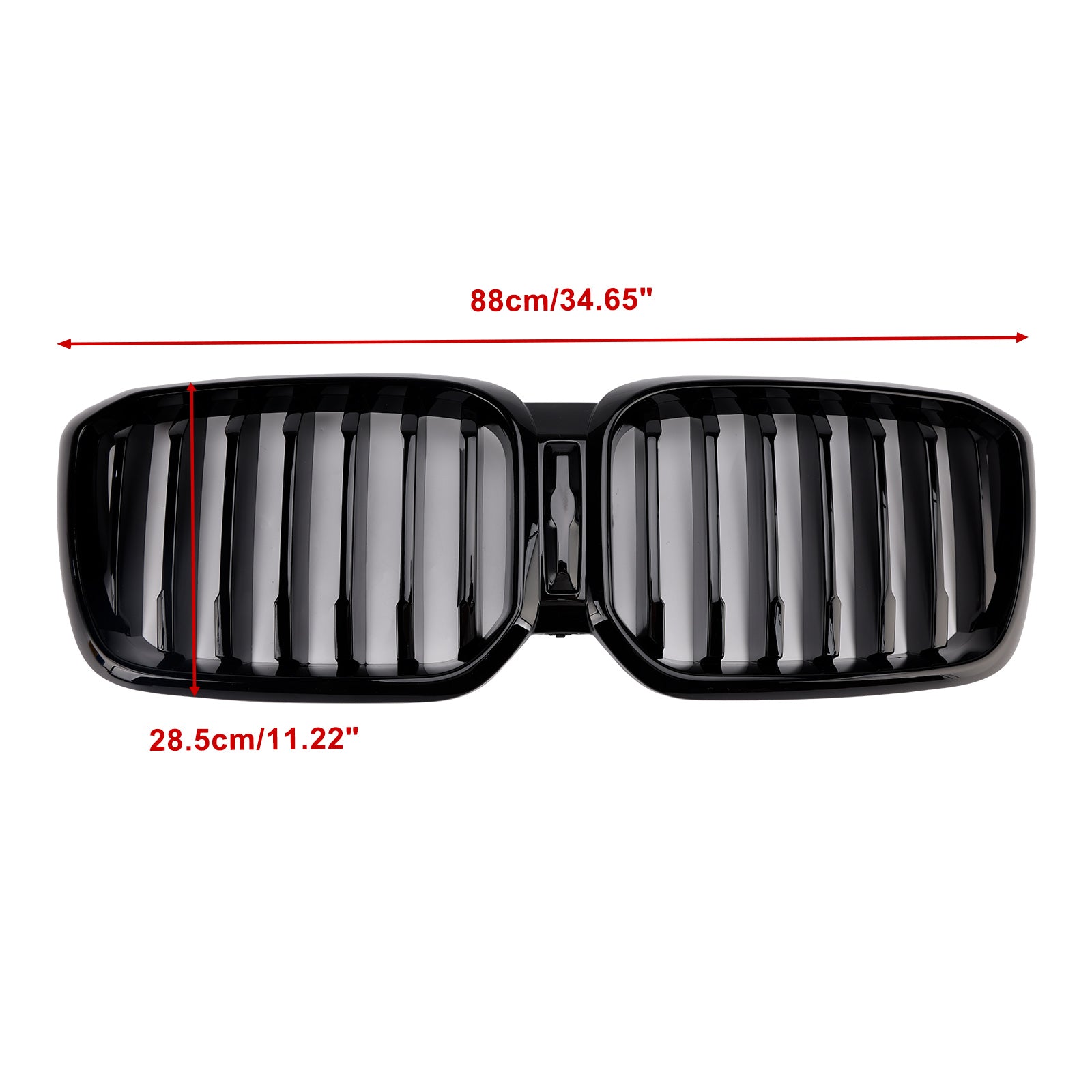 Rejilla frontal negra brillante para BMW X3 G01 X4 G02 2022-2025 51139501170