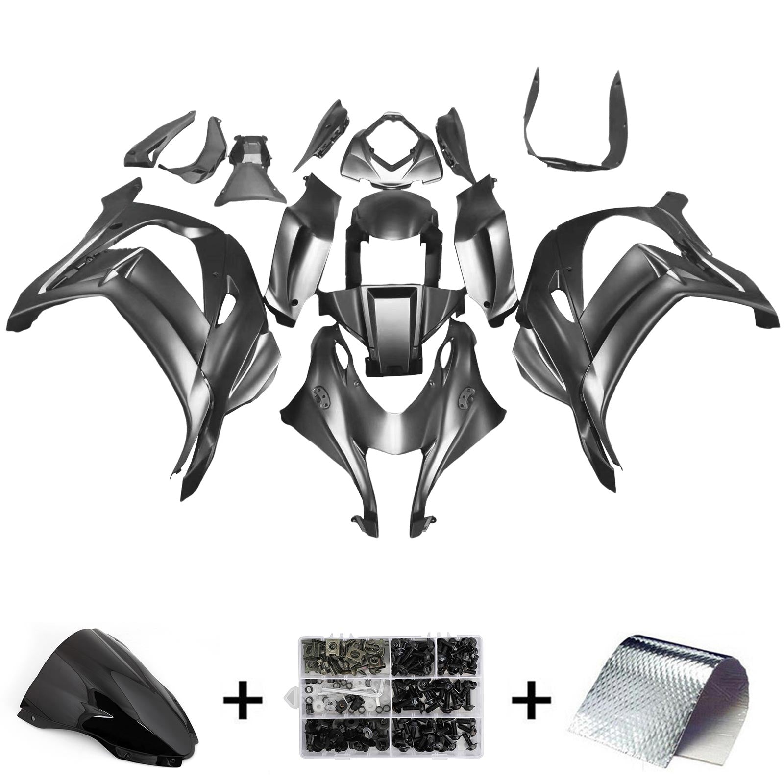 Kit de carénage injecté en plastique ABS pour Kawasaki ZX10R 2016-2020