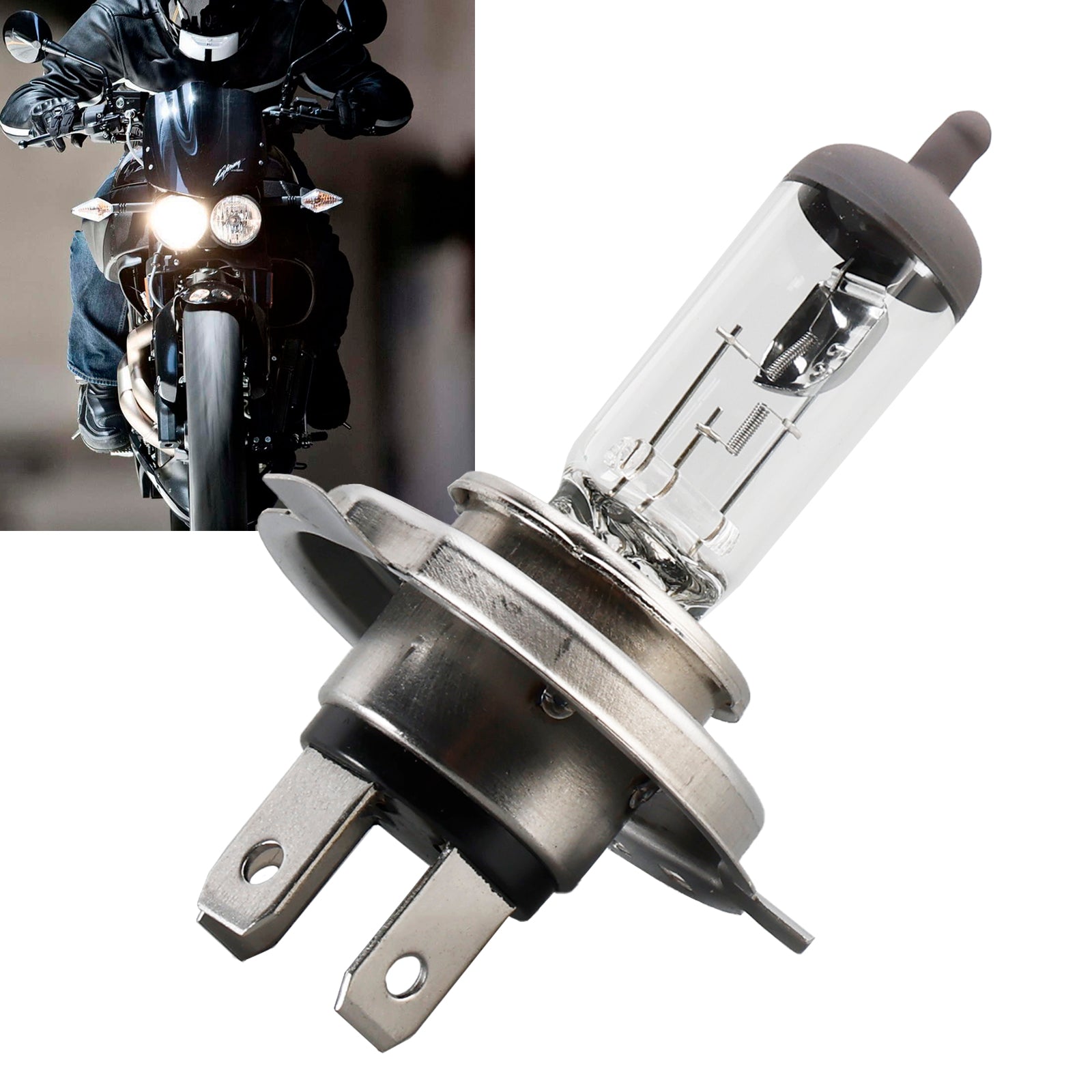 Feu de moto Rallye HS1 62185RL PX43T 12 V 45/40 W pour OSRAM