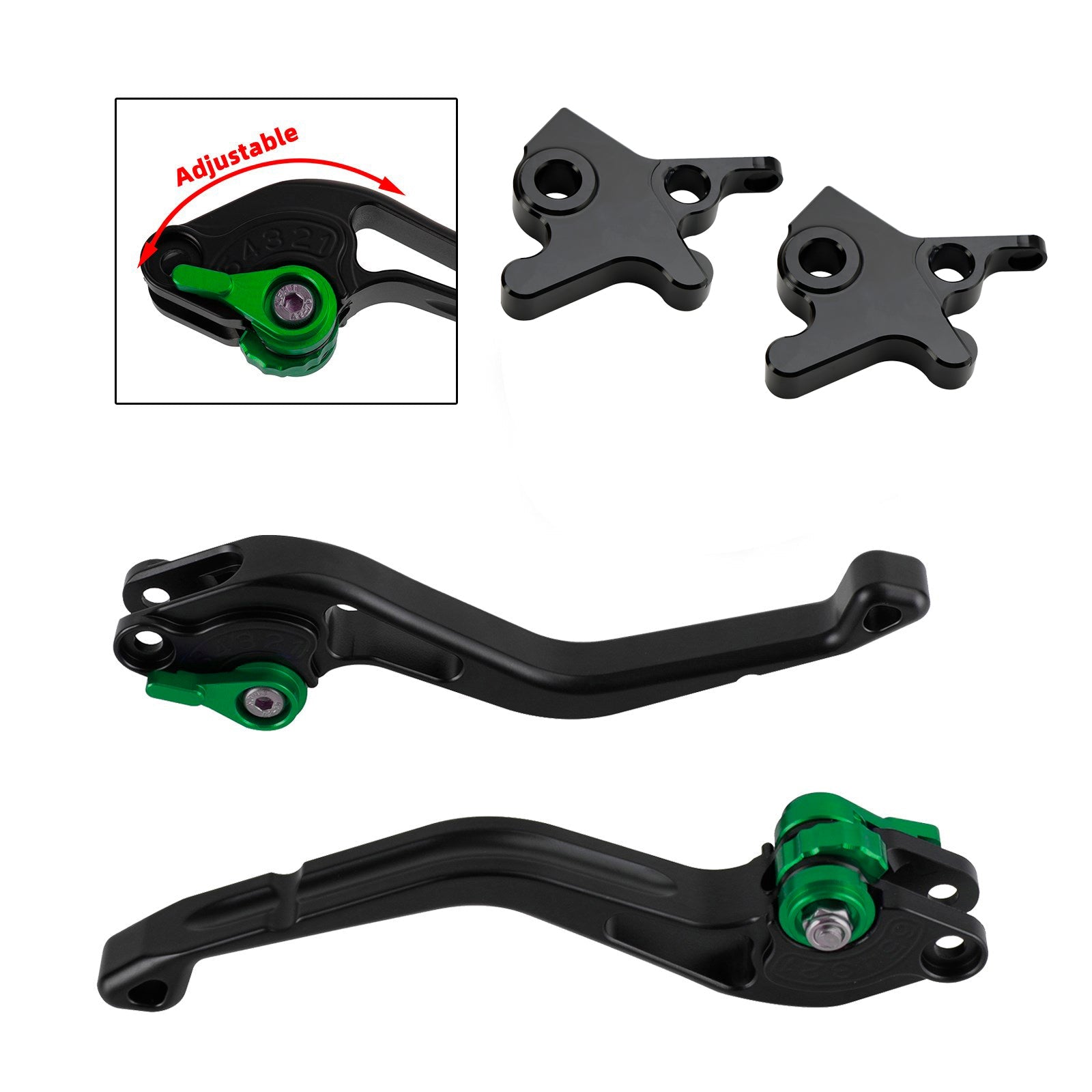 Nouveau levier de frein d'embrayage court adapté pour Piaggio MP3 300 16-18 MP3 350 18-19