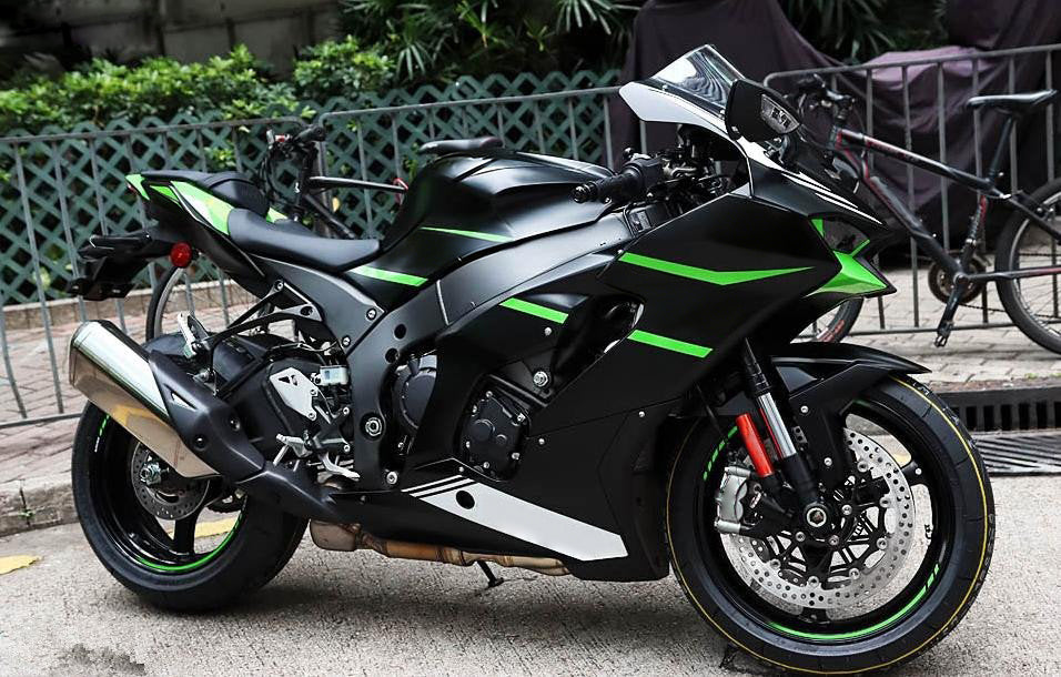 Kit de carénage injecté en plastique ABS compatible avec Kawasaki ZX-10R  ZX-10RR 2021-2025