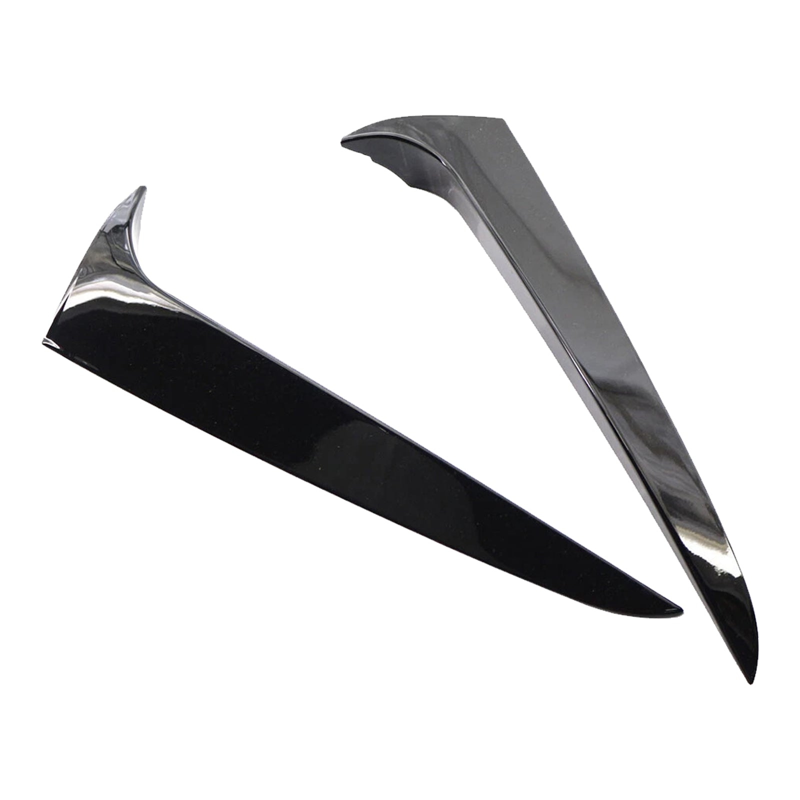 Paire de becquets latéraux de lunette arrière noir brillant pour BMW X3 F25 2011-2017