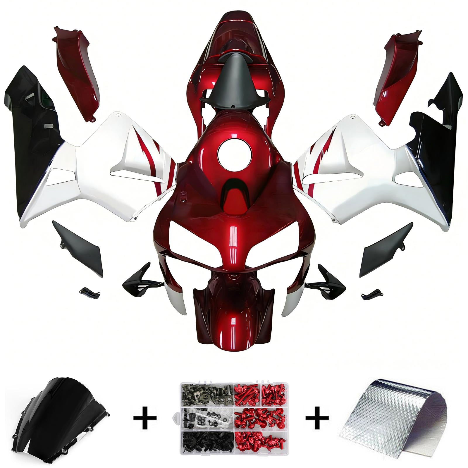 Kit de carénage par injection, carrosserie en plastique ABS pour Honda CBR600RR 2003-2004 F5