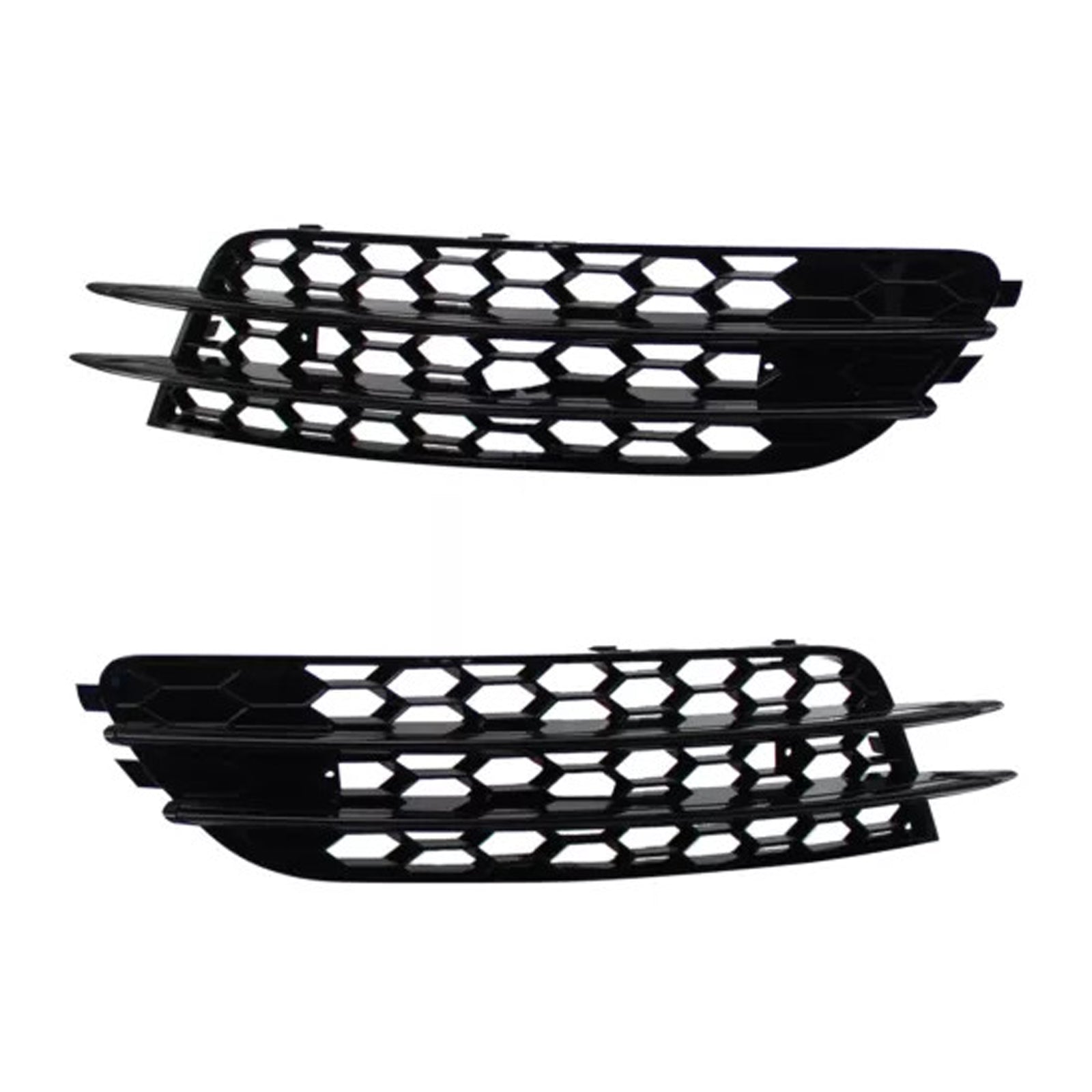 Black Honeycomb Fog Protective Grid voor Audi A4 C7 2012-2015 Front bumper