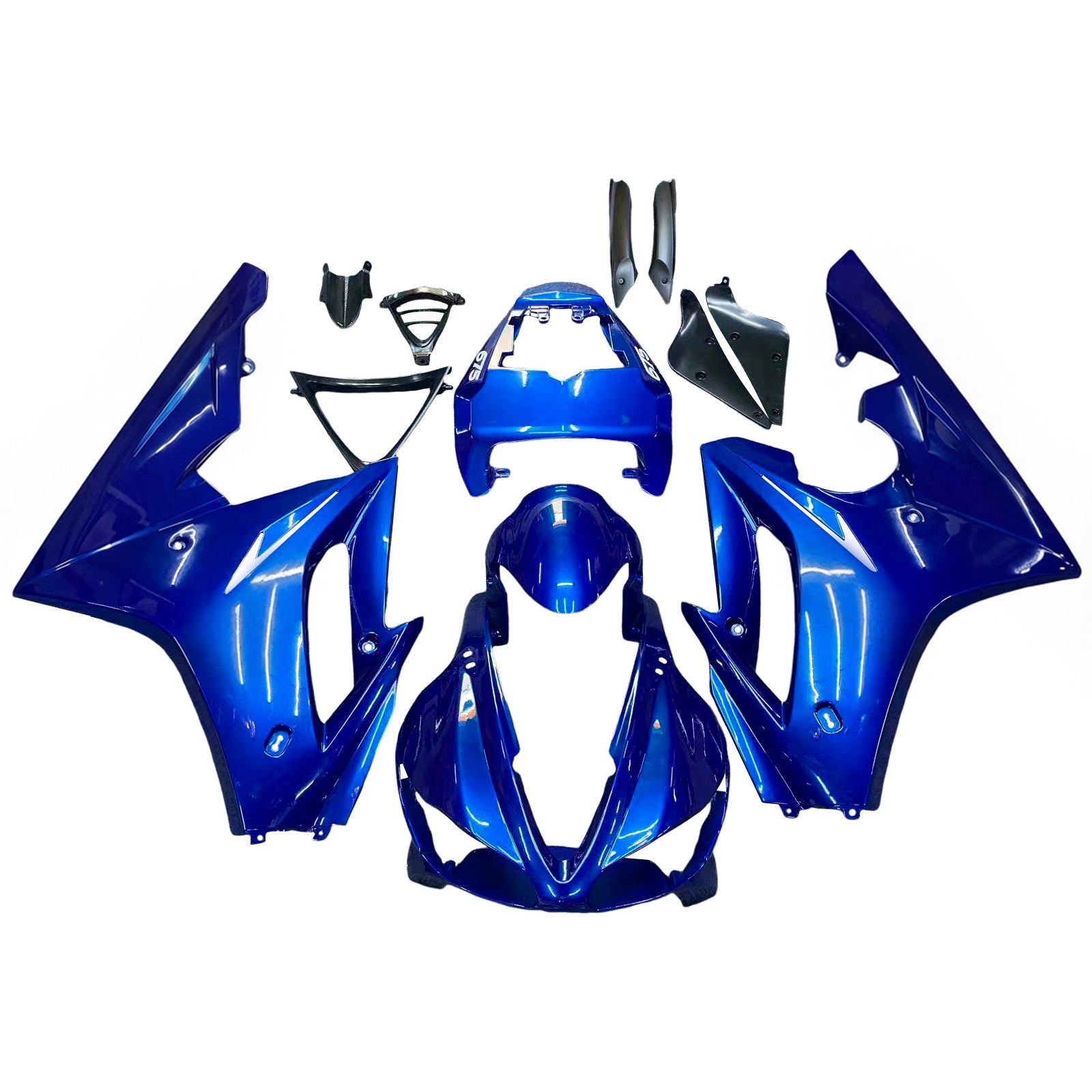 Kit de carénage complet en ABS injecté pour Triumph Daytona 675 2009-2012