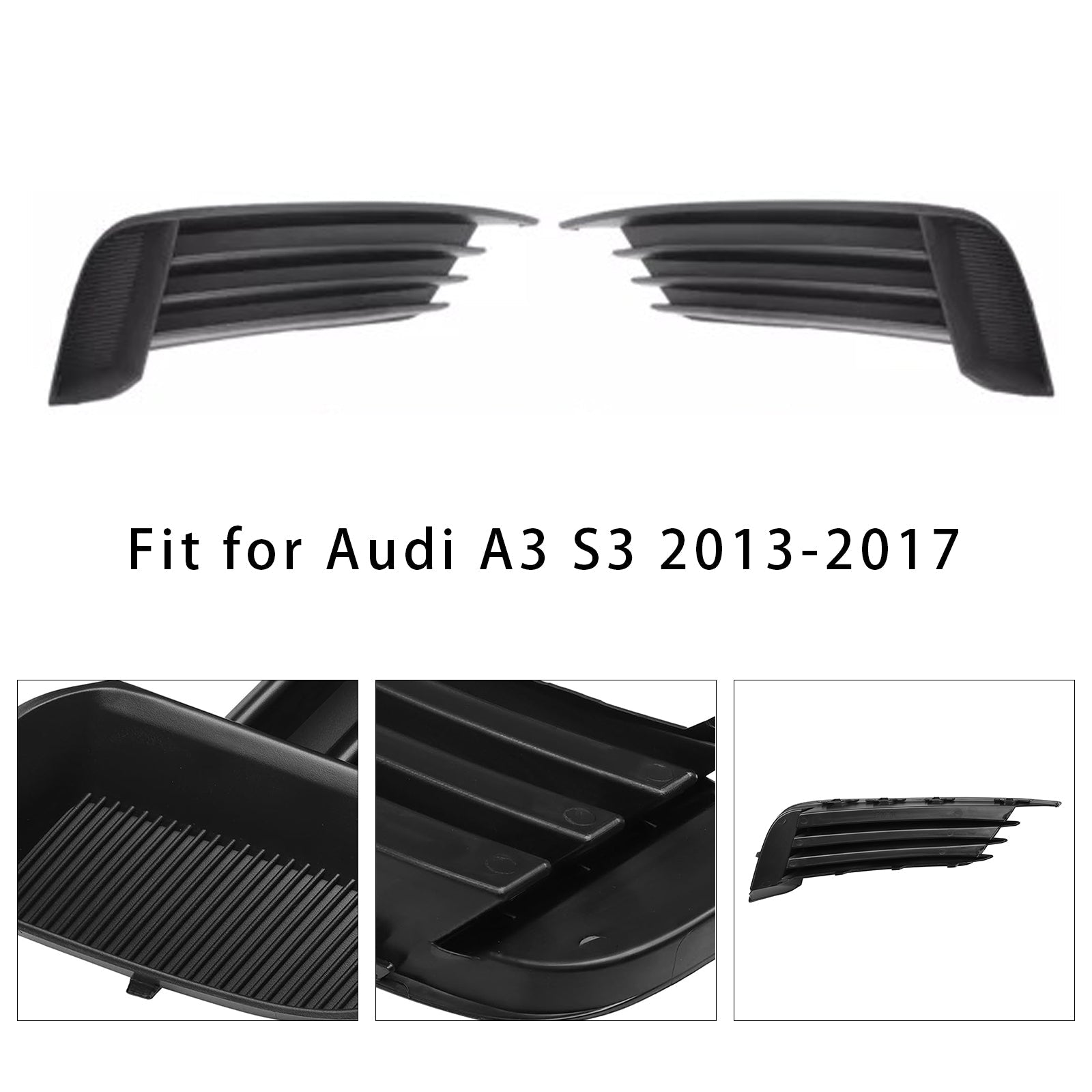 Fog licht op voor bumper vóór Audi A3 S3 2x 2013-2017 autosumper