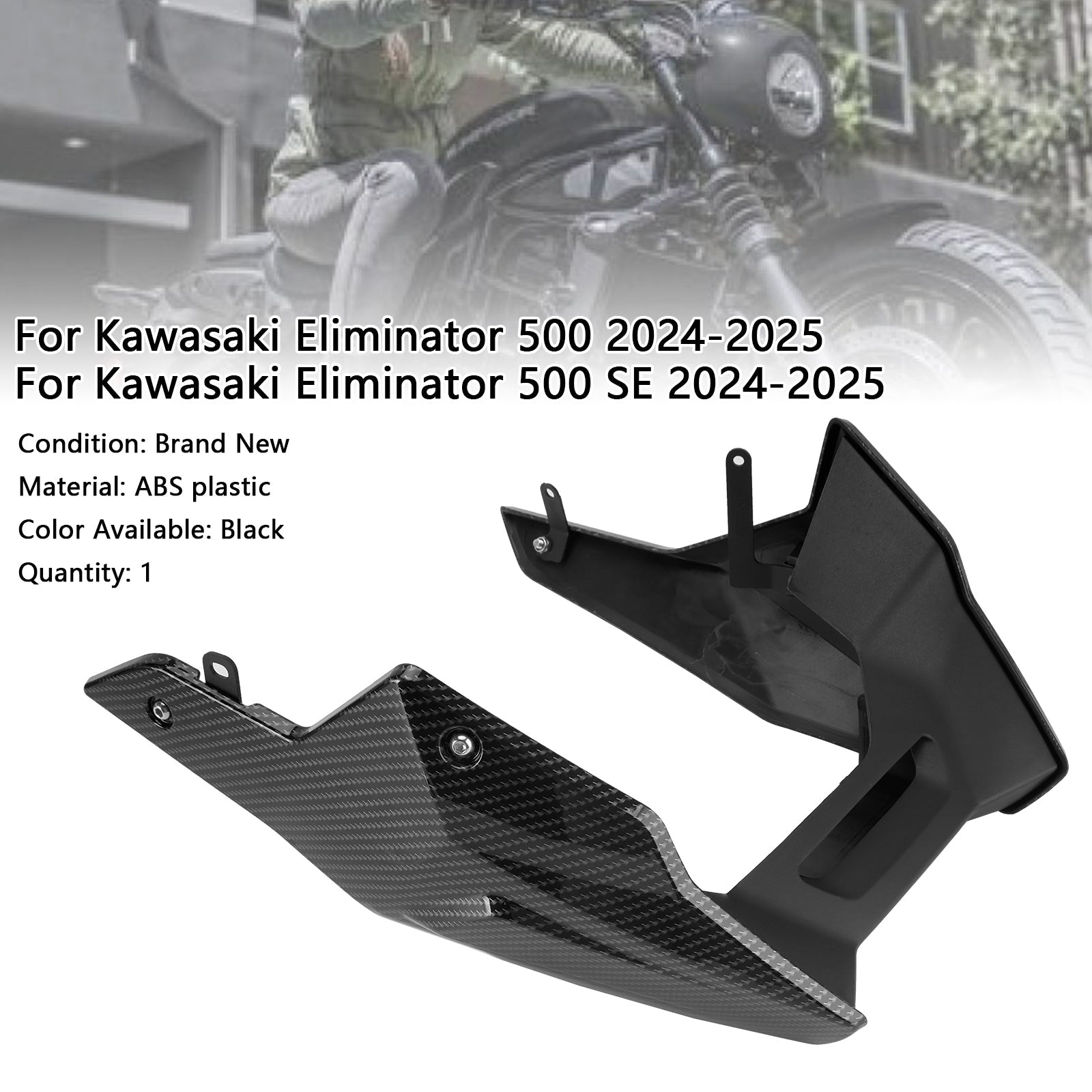 Carénages inférieurs complets pour Kawasaki Eliminator 400/450/500 2024-2025