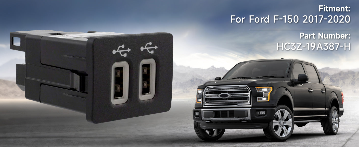 Module d'interface de mise à niveau Apple USB CarPlay pour Ford F-150 2017-2020 Sync 3 Media Hub HC3Z-19A387-H