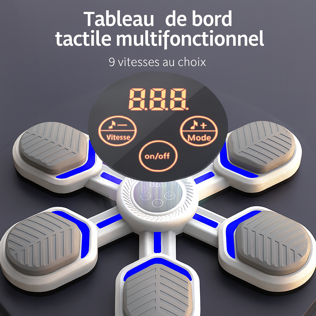 Cible de boxe musicale intelligente - Sac de frappement électronique réactif grand format pour entraînement à domicile (adultes et enfants)