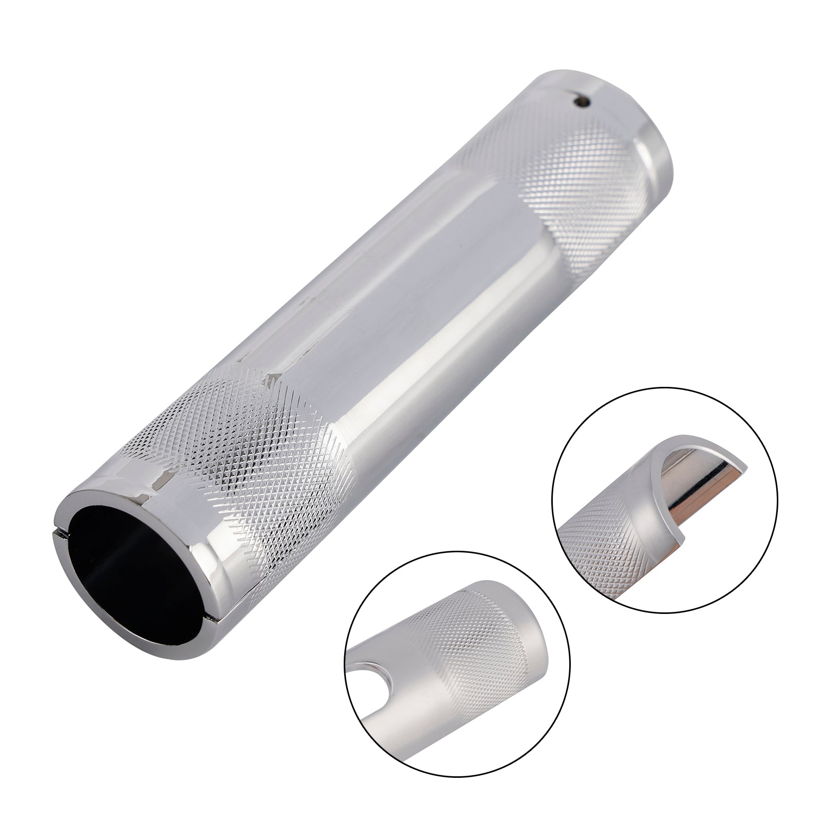 Adaptateur de rehausseur de guidon chromé de 1"" à 1,25"" pour Road Glide et Road King