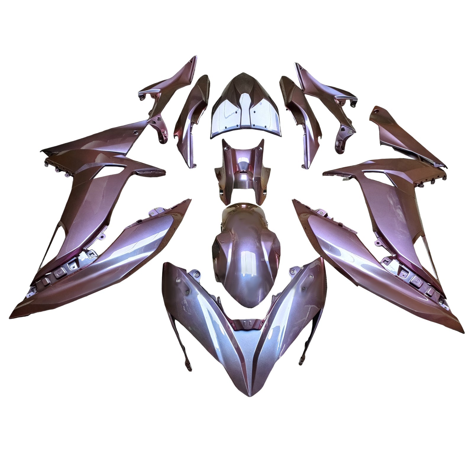 Injekcijski komplet, plastična karoserija ABS za Kawasaki ER-6F Ninja650R 2017-2019