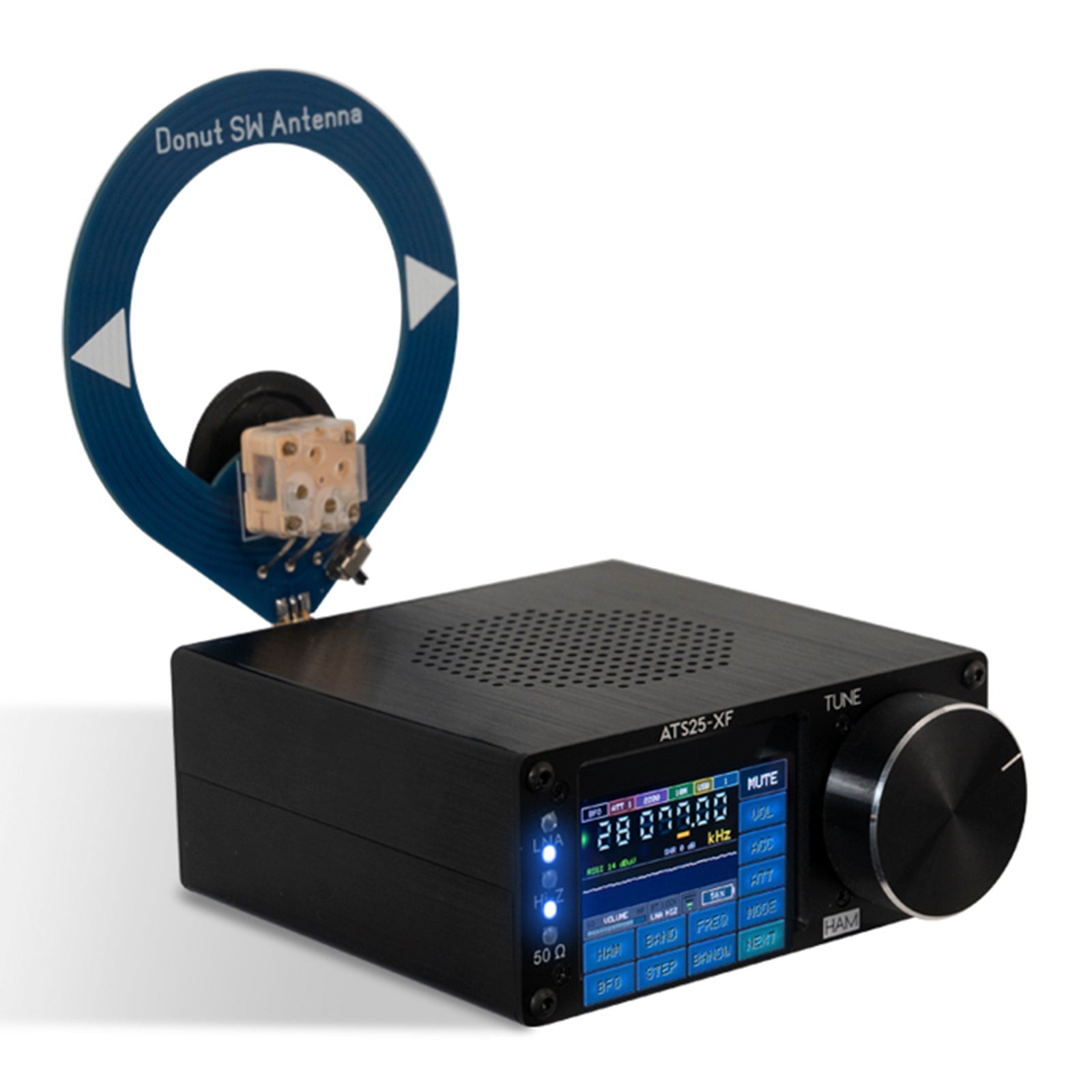 Visokozmogljiv ATS25-XF 4,20 GHz polnopasovni prenosni radijski sprejemnik s 4,20 GHz DSP