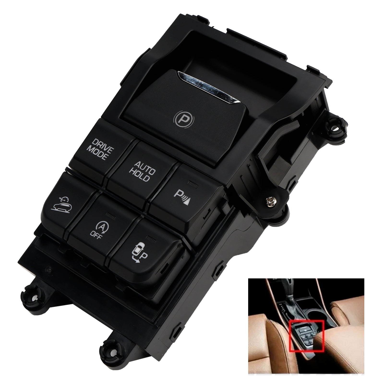 Multifunctionele parkeerschakelaar voor de middenconsole van de Hyundai Tucson 4X 2016-2021 (93300-D3000)
