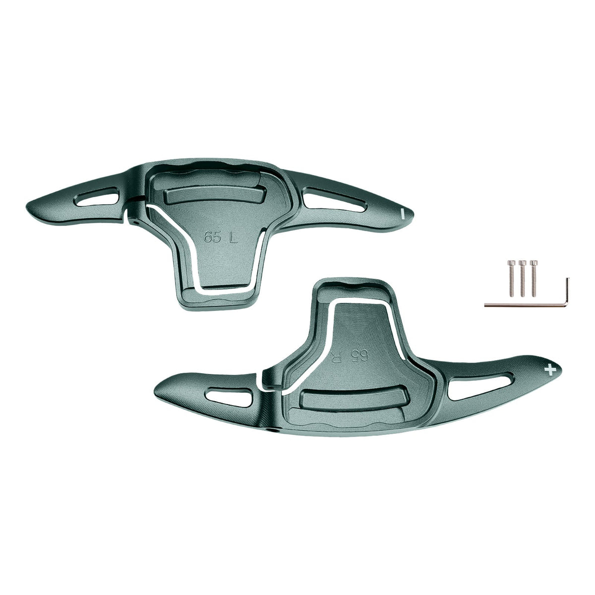 Palettes de changement de vitesse au volant pour Kia K5 2016-2019, gris aluminium
