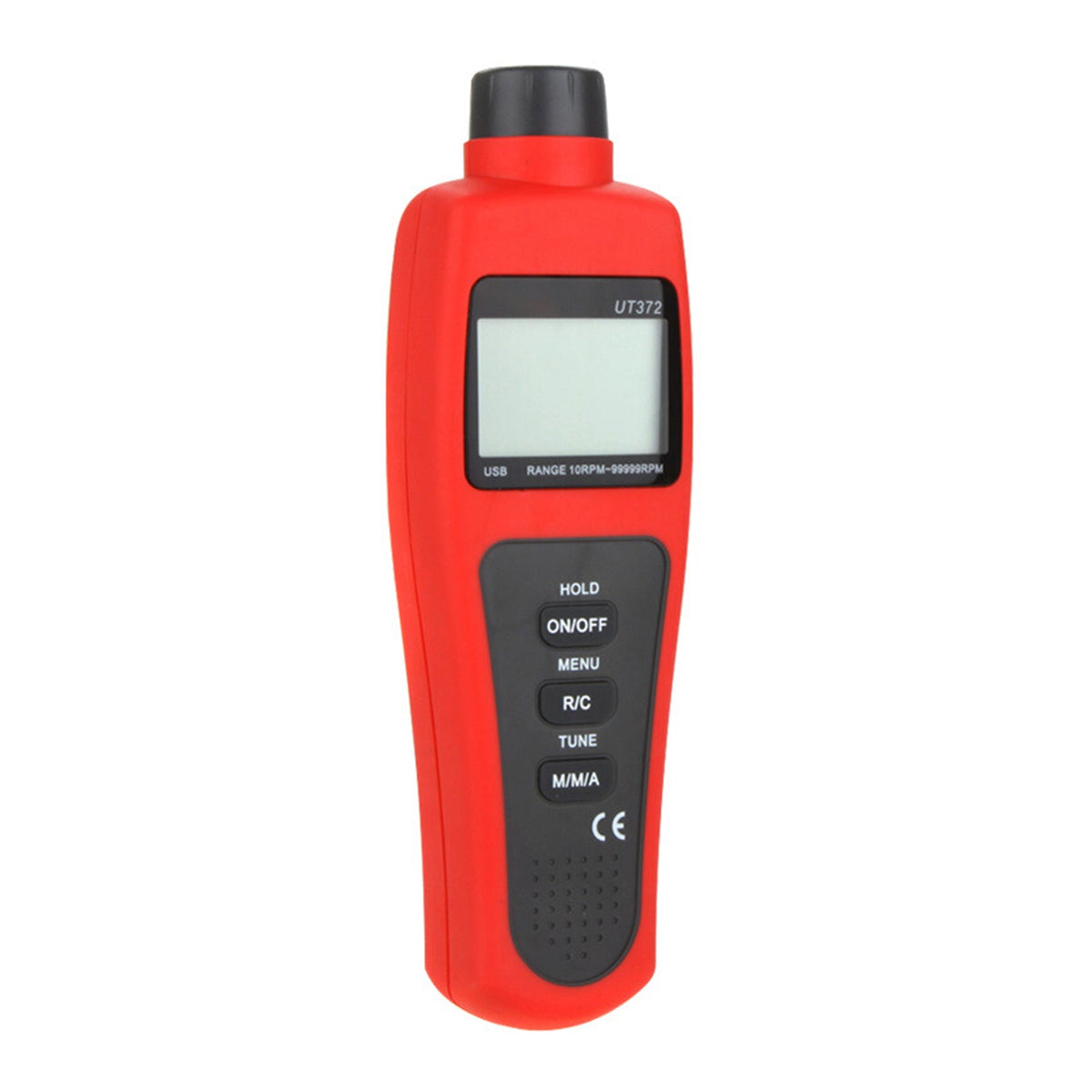 Tachymètre numérique laser sans contact UT372, mesure de vitesse de rotation jusqu'à 99 999 tr/min