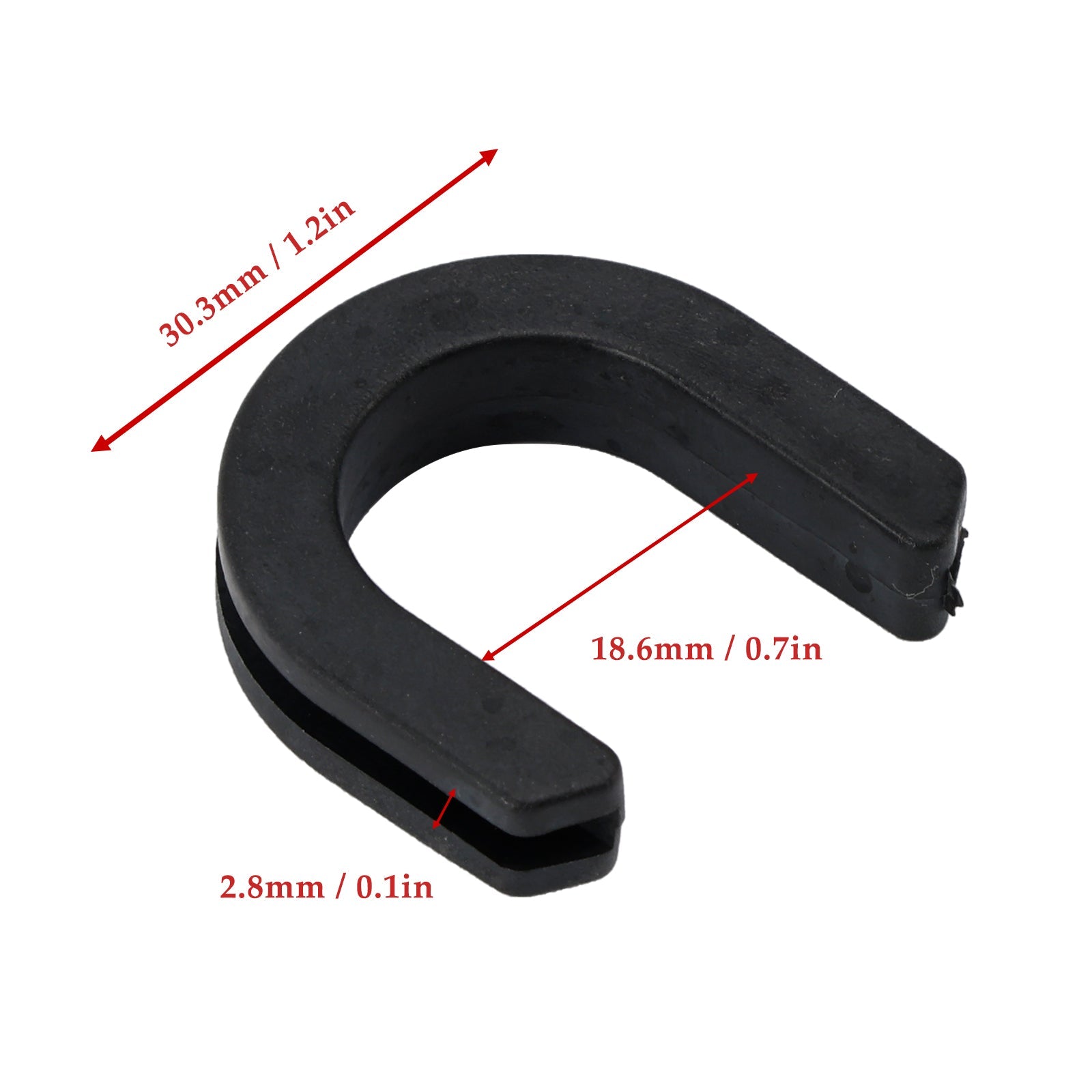 Anillo de fijación lateral para Sissy Bar Luggage Rack para Street Glide 52682-09