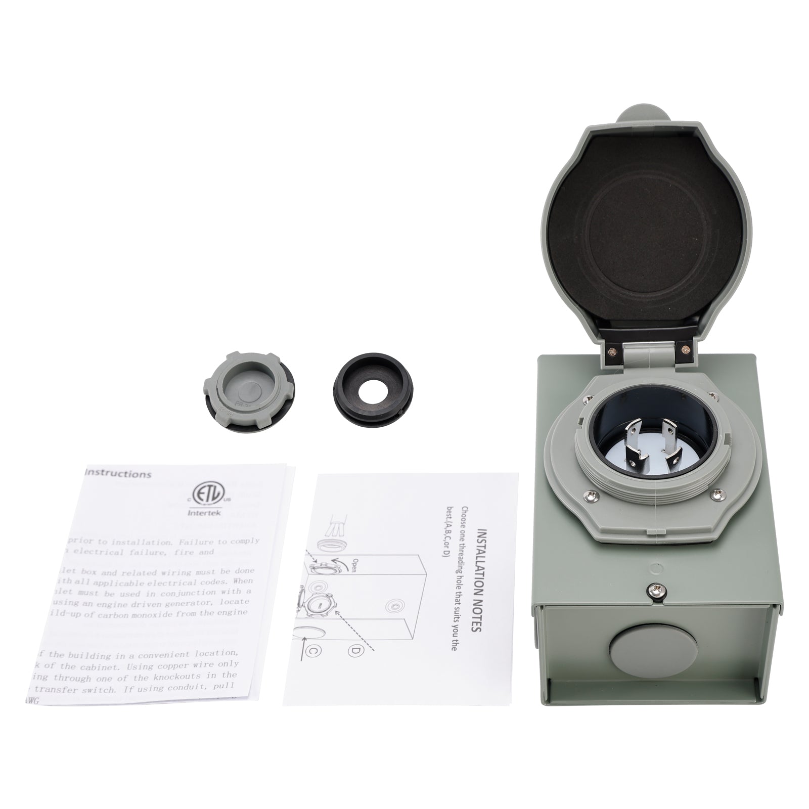 Boîtier d'entrée pour générateur de VR 30 A NEMA SS2-50P, 125/250 V