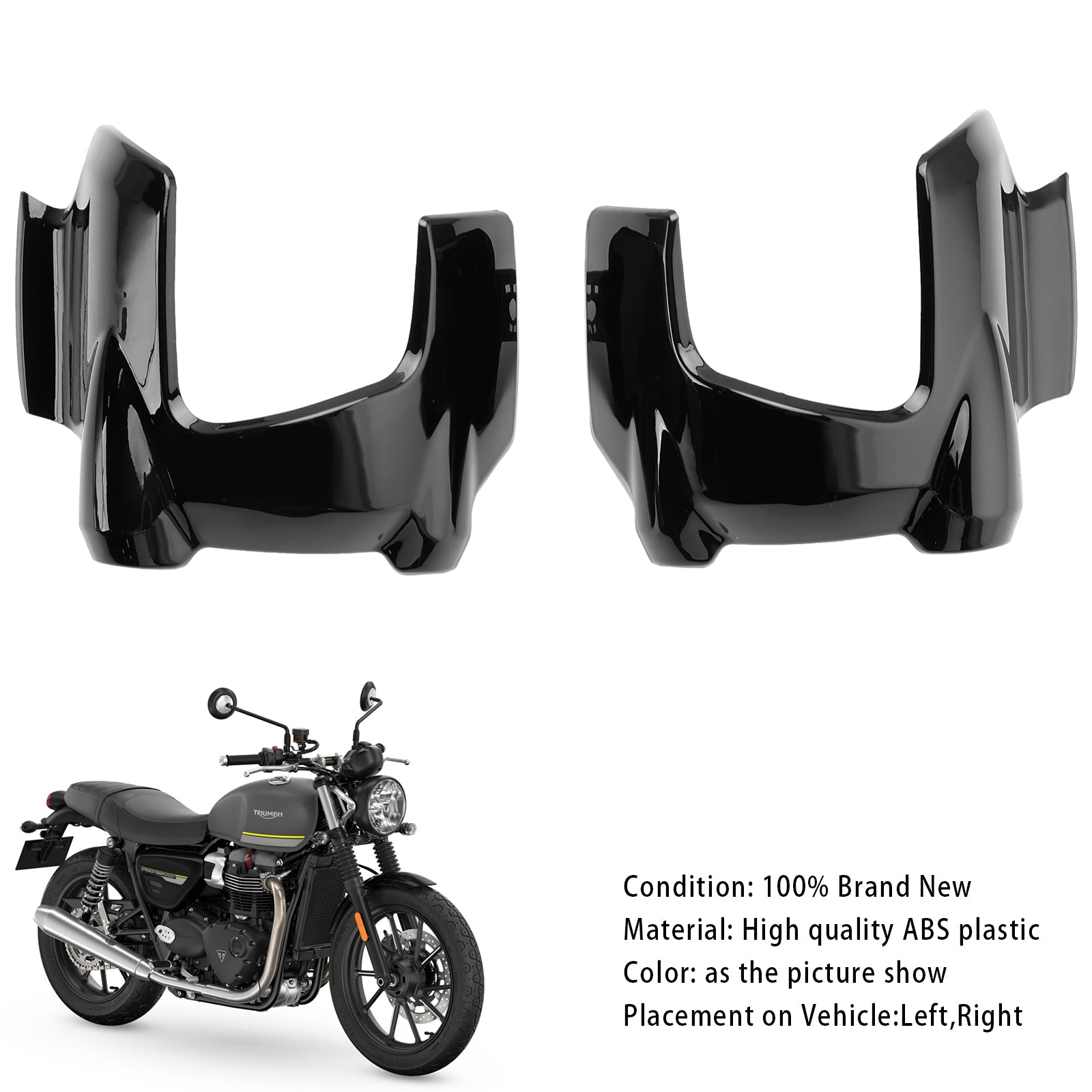Panneau de carénage latéral de réservoir Speed Twin 900 2023-2024