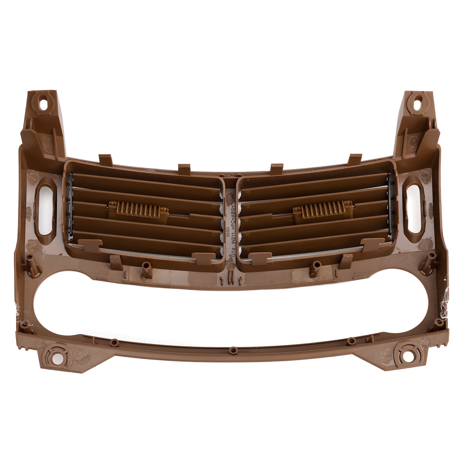 Grille de ventilation centrale avant jaune foncé pour Benz Classe E W211 2003-2008