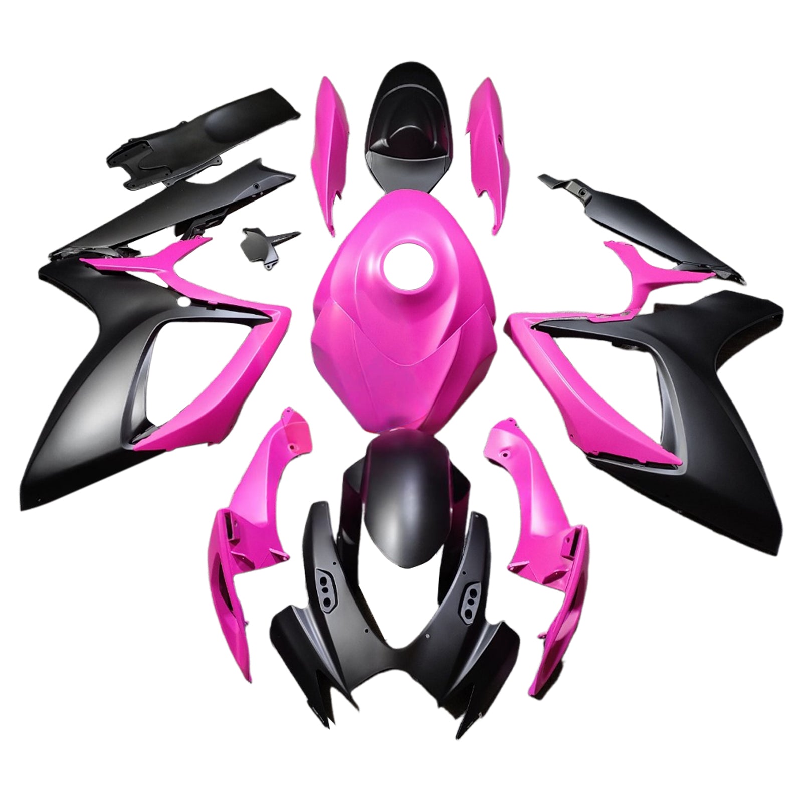 Kit de carénage injecté en plastique ABS pour Suzuki GSXR 600/750 2006-2007 K6