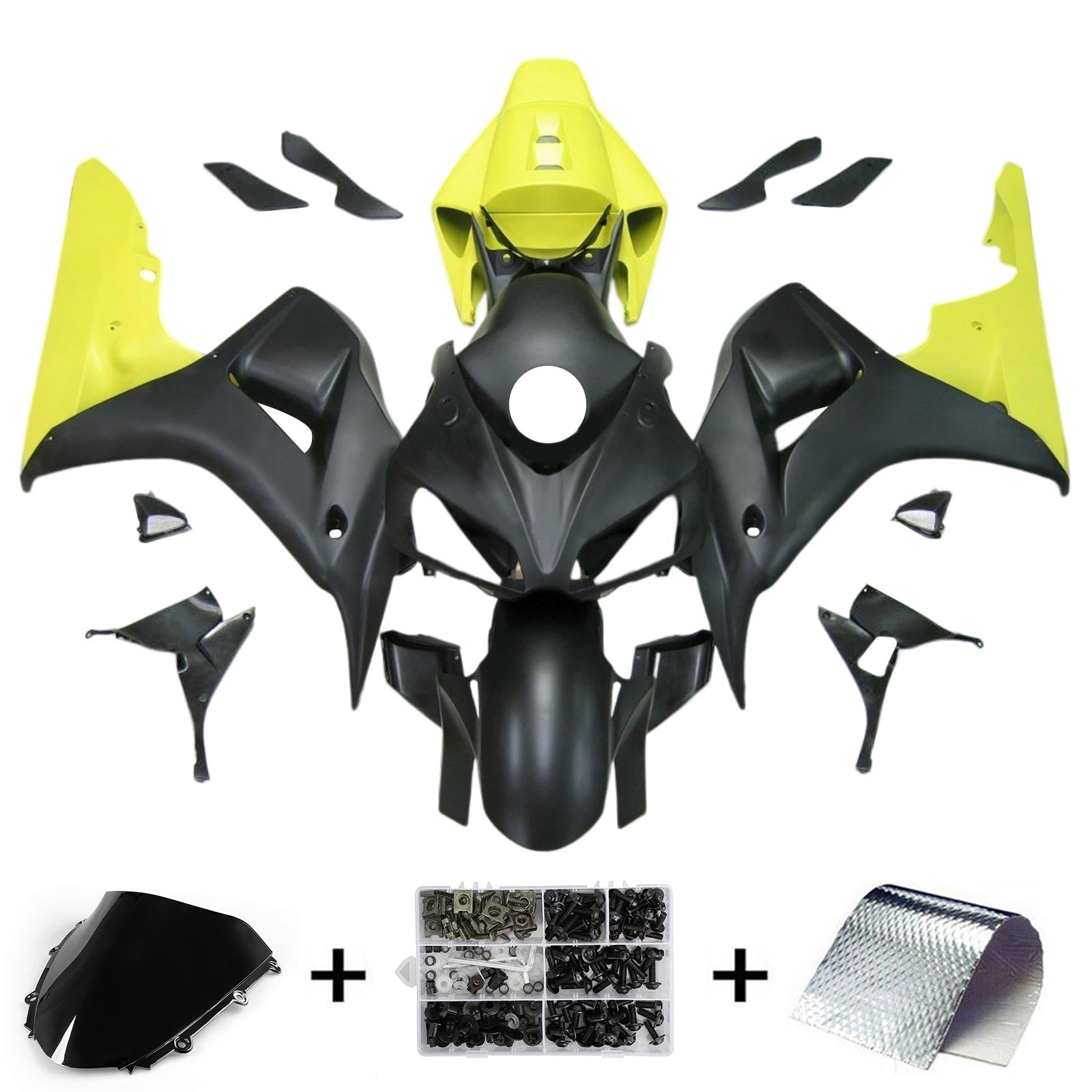 Kit de carénage injecté en plastique ABS pour Honda CBR1000RR 2006-2007