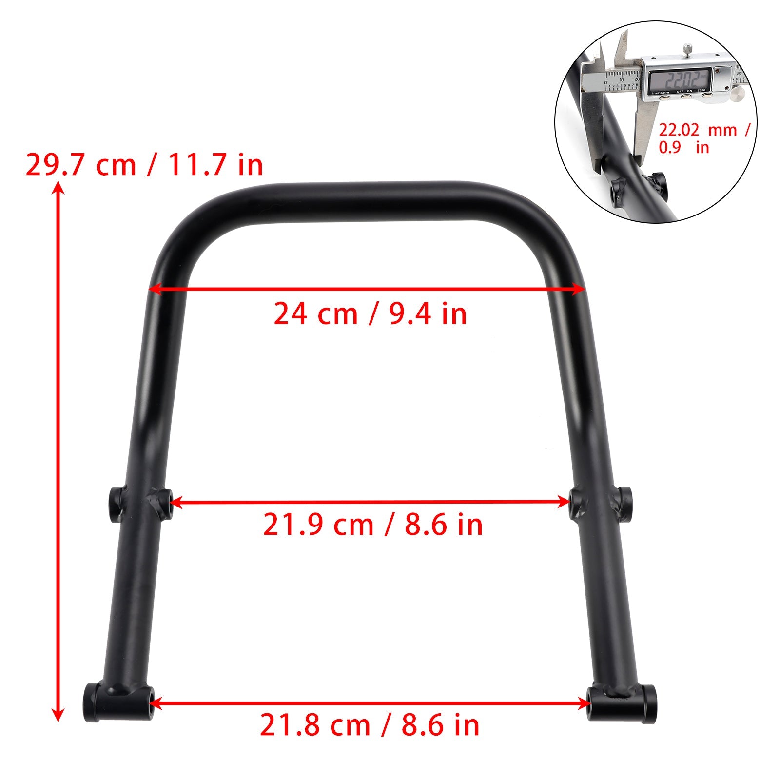 Potniški naslon za roke z ročno podporo za Honda MSX 125 Grom 125 (JC92) 2021-2024
