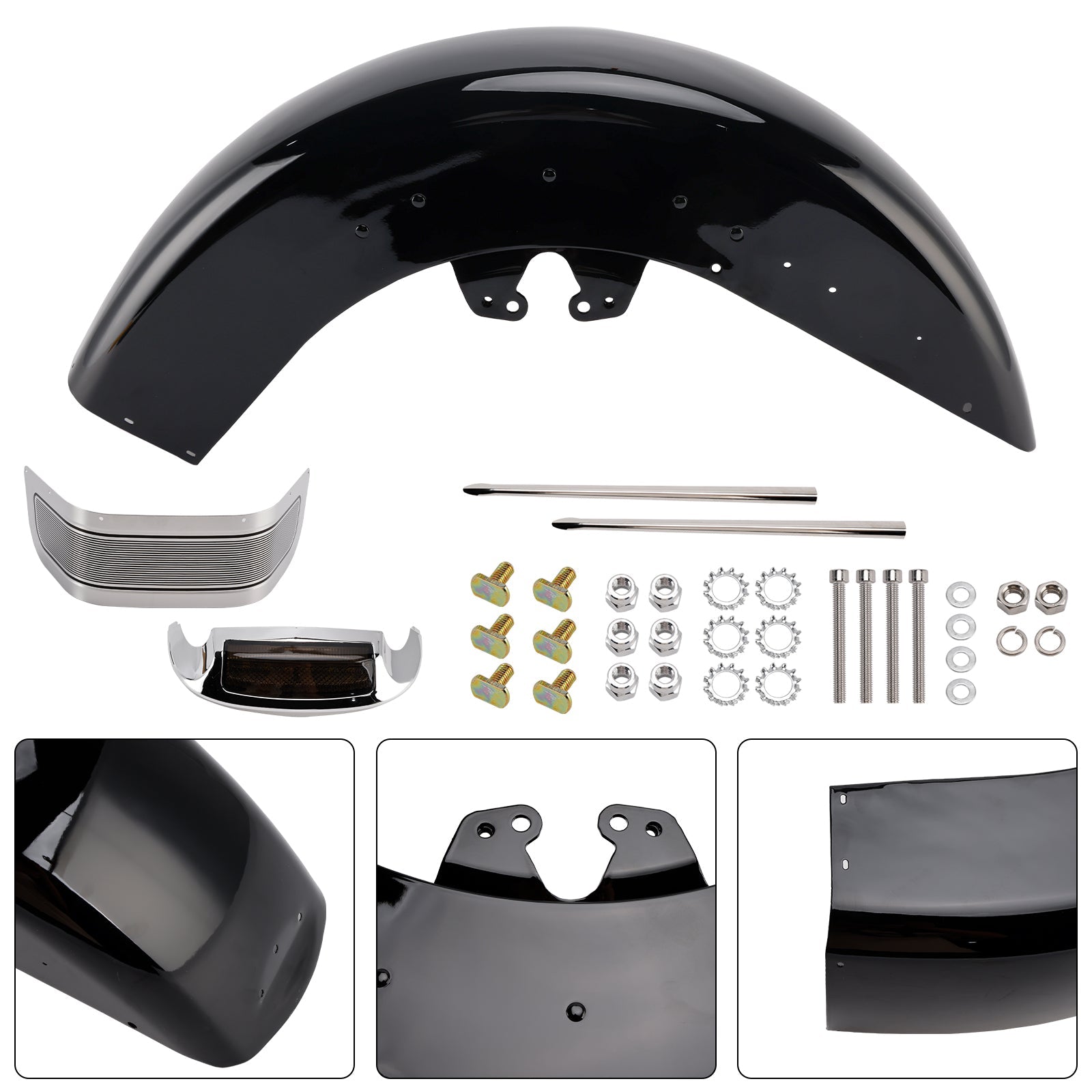 Garde-boue avant en acier Touring Electra Glide Ultra Limited 2014-2024