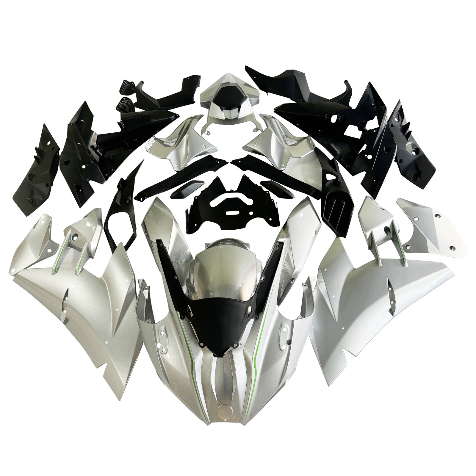 Kit di kit, ABS Bodywork in plastica ABS Fit per Kawasaki Ninja H2 2015-2022