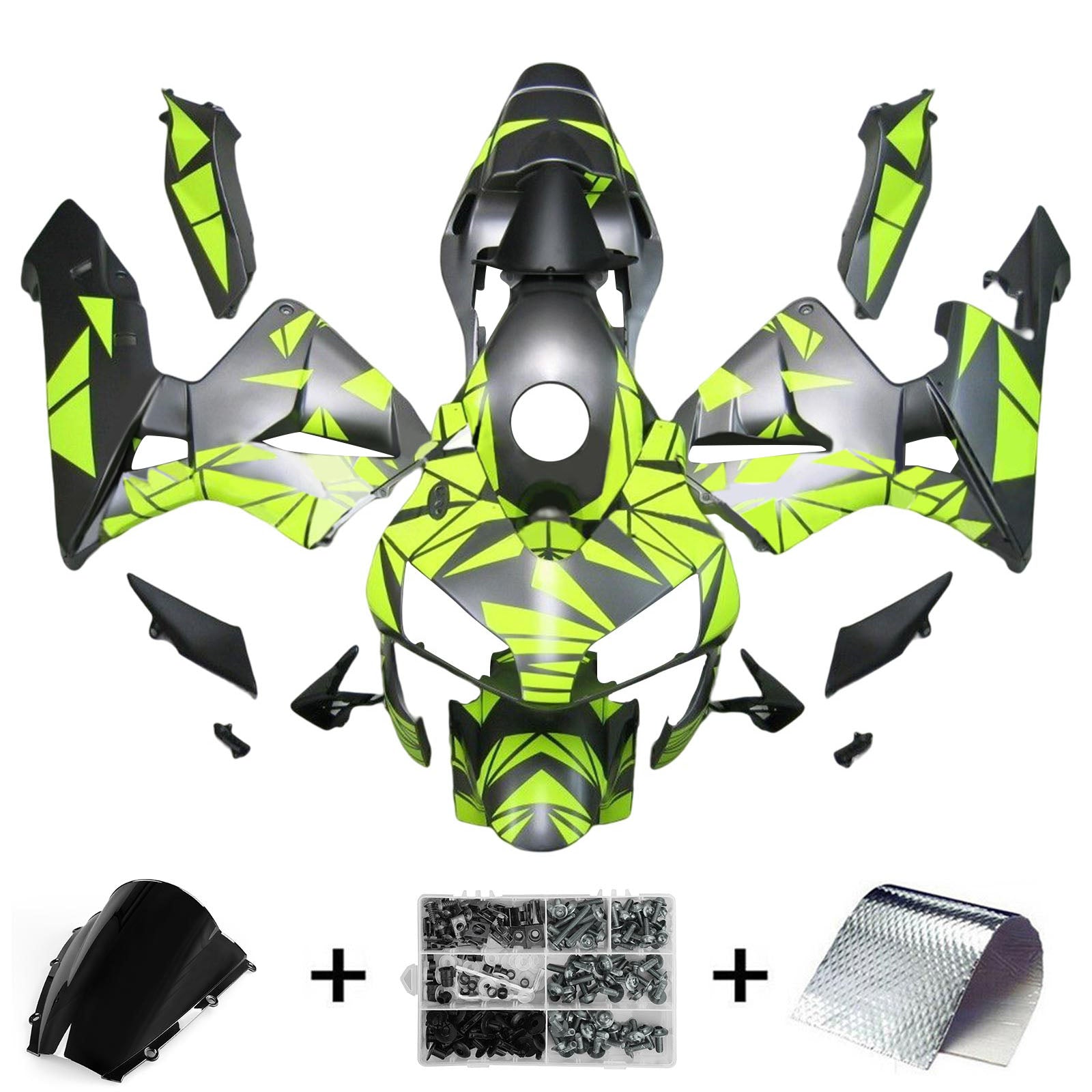 Injection carénage Kit carrosserie plastique ABS pour Honda CBR600RR 2003-2004 F5