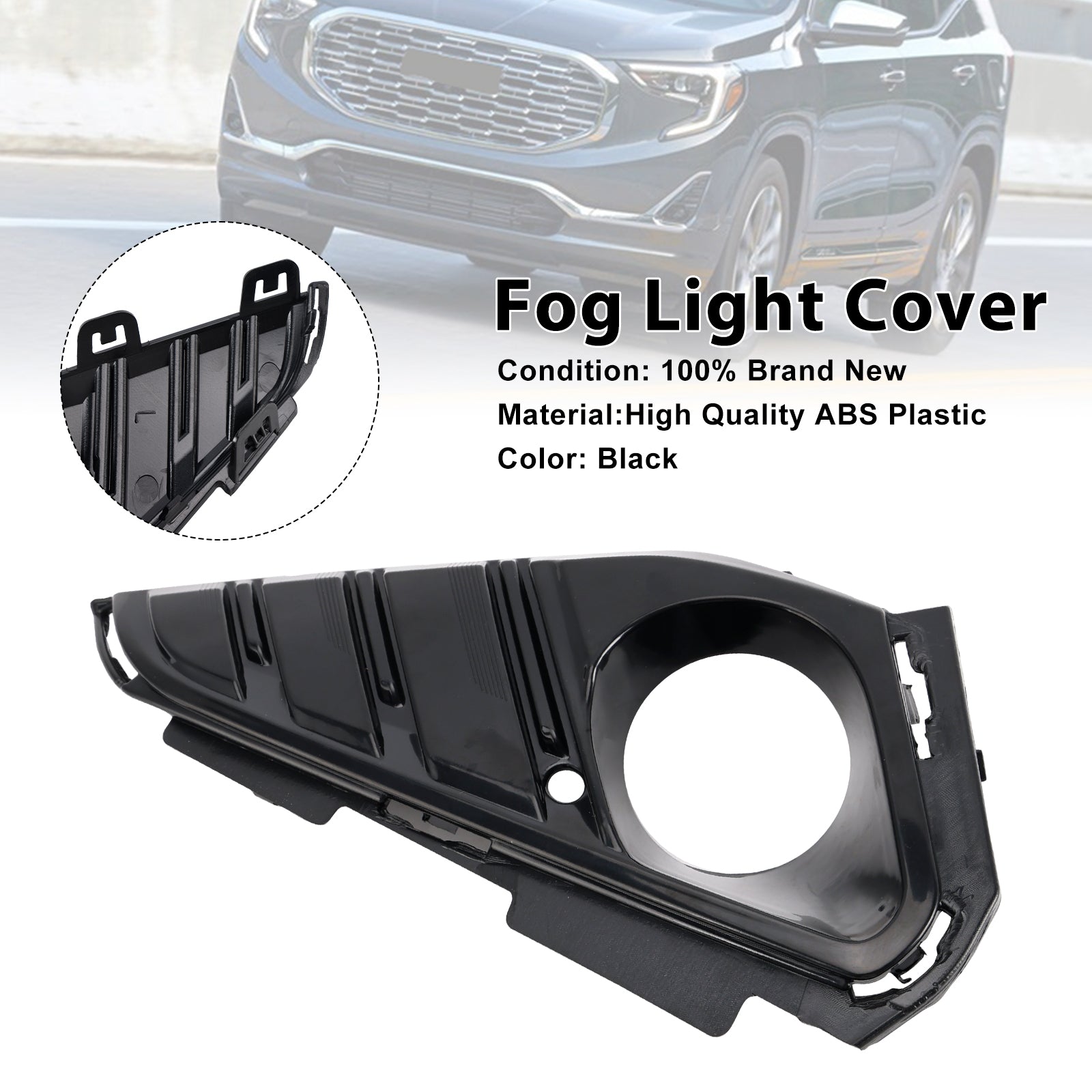 Garniture de feu antibrouillard avant gauche pour GMC Terrain 2018-2021 23196307