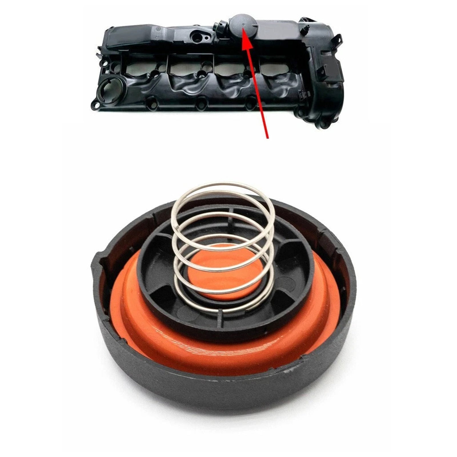 Coperchio valvola PCV A6510100830 per Mercedes Classe A W204 ML 2.2L